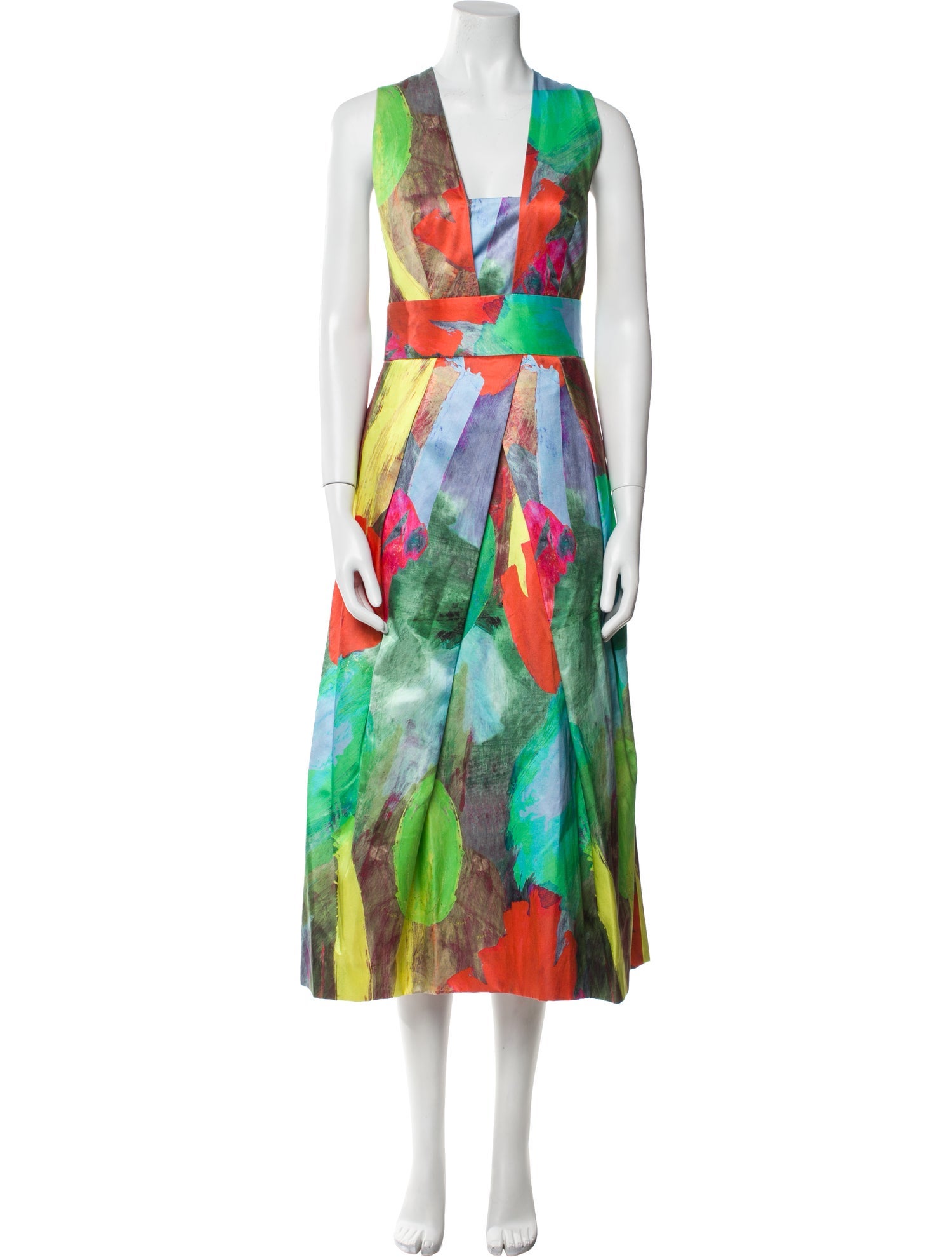 Milly Printed Long Dress