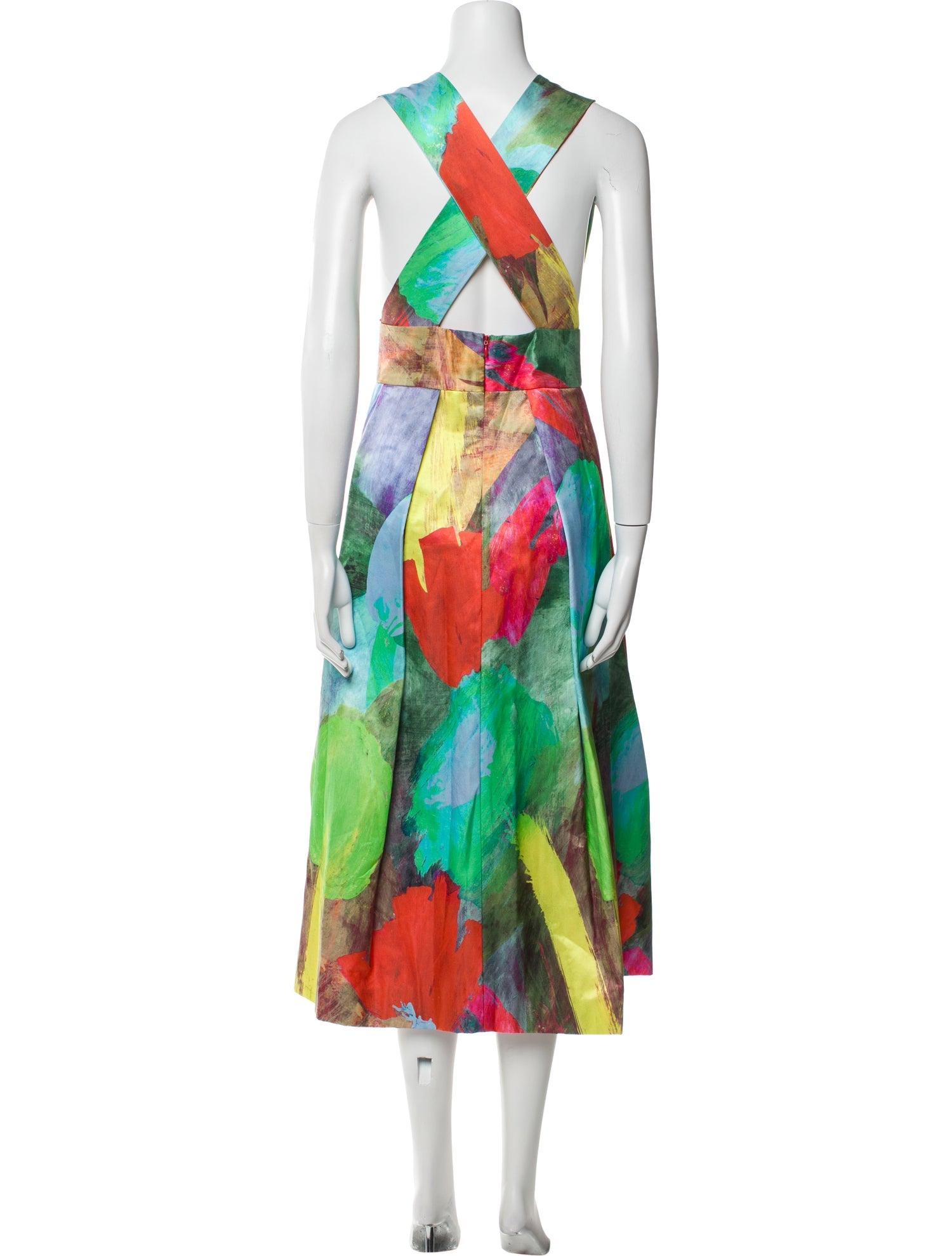 Milly Printed Long Dress