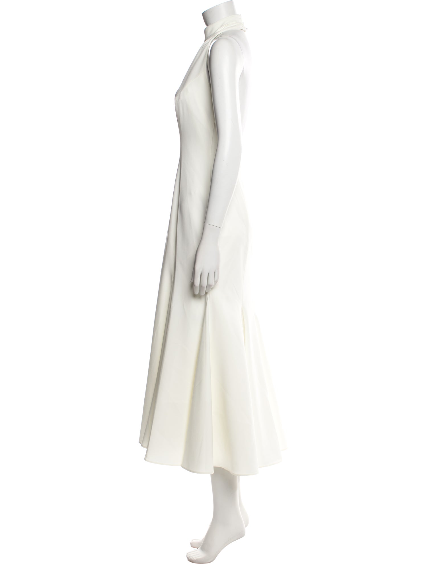 Milly Mock Neck Long Dress