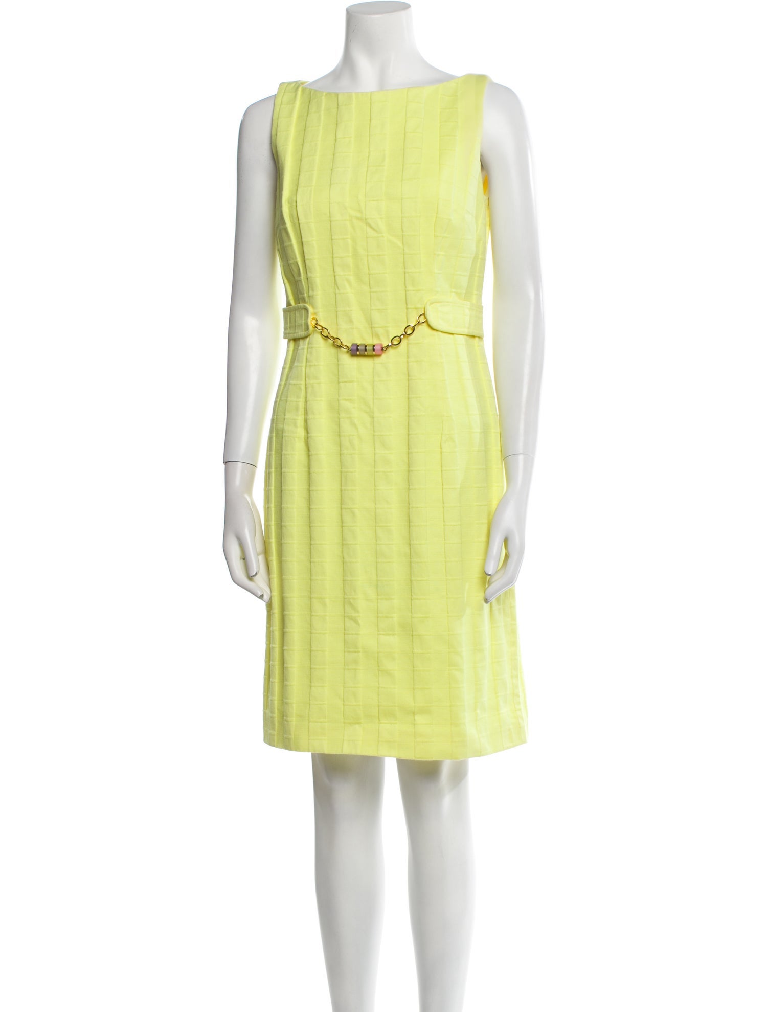 Milly Bateau Neckline Knee-Length Dress