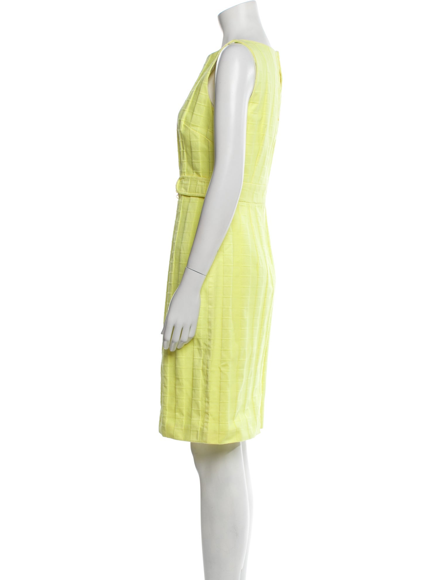 Milly Bateau Neckline Knee-Length Dress