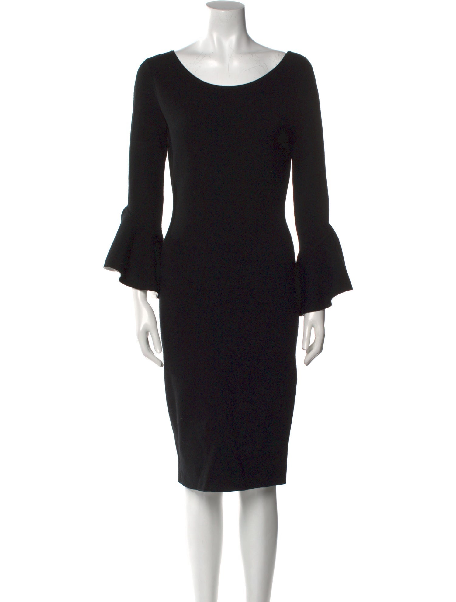 Milly Bateau Neckline Knee-Length Dress