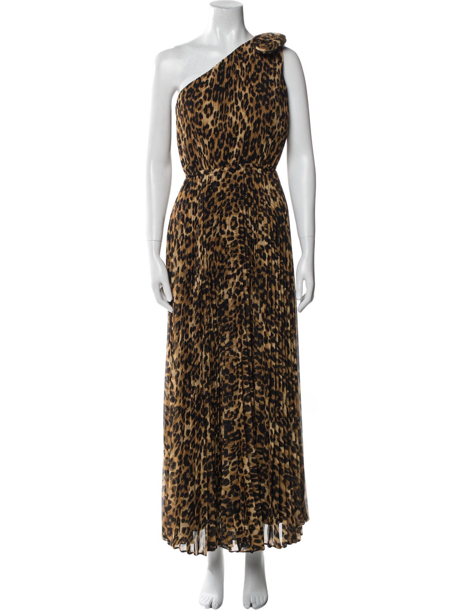 Milly Animal Print Long Dress