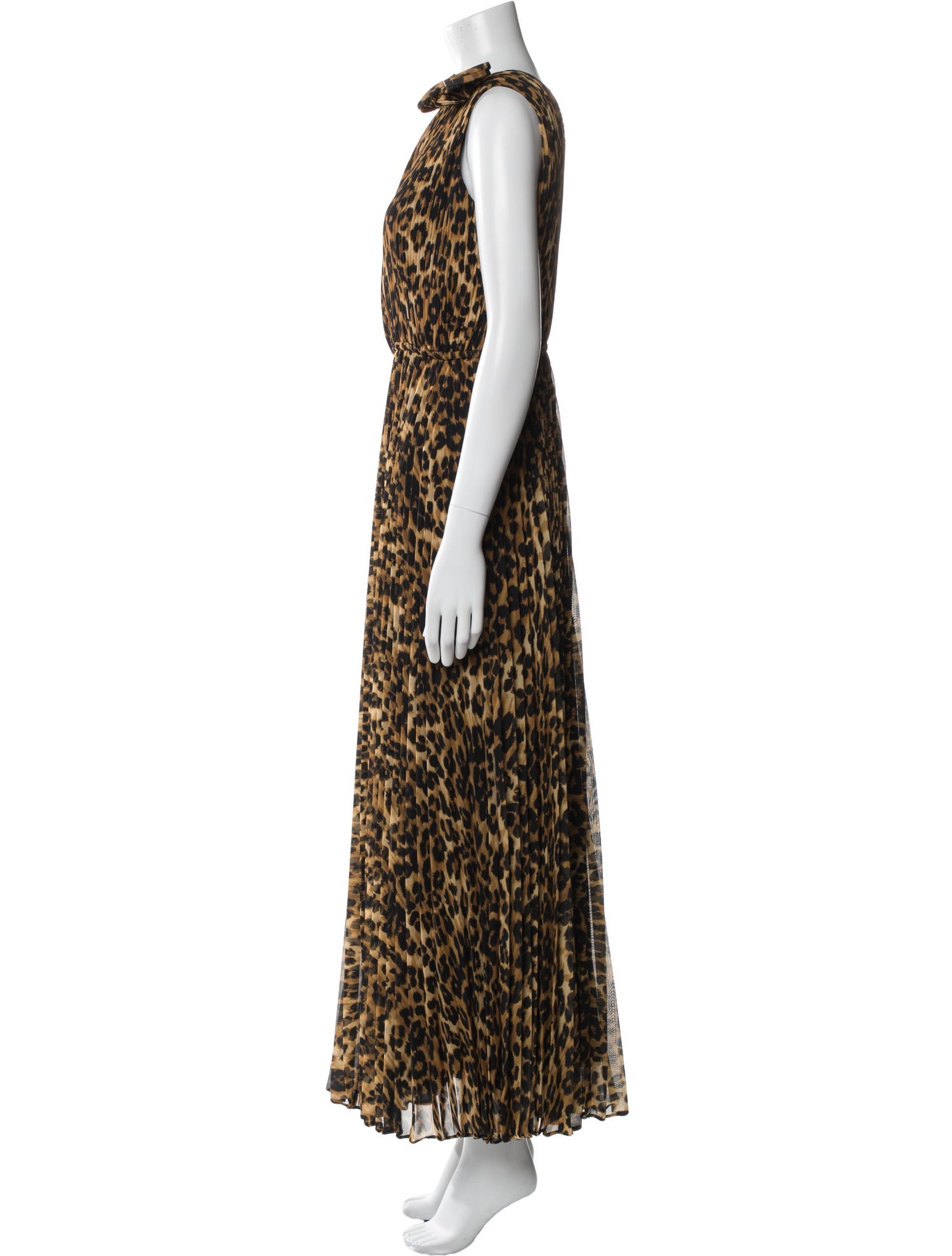 Milly Animal Print Long Dress