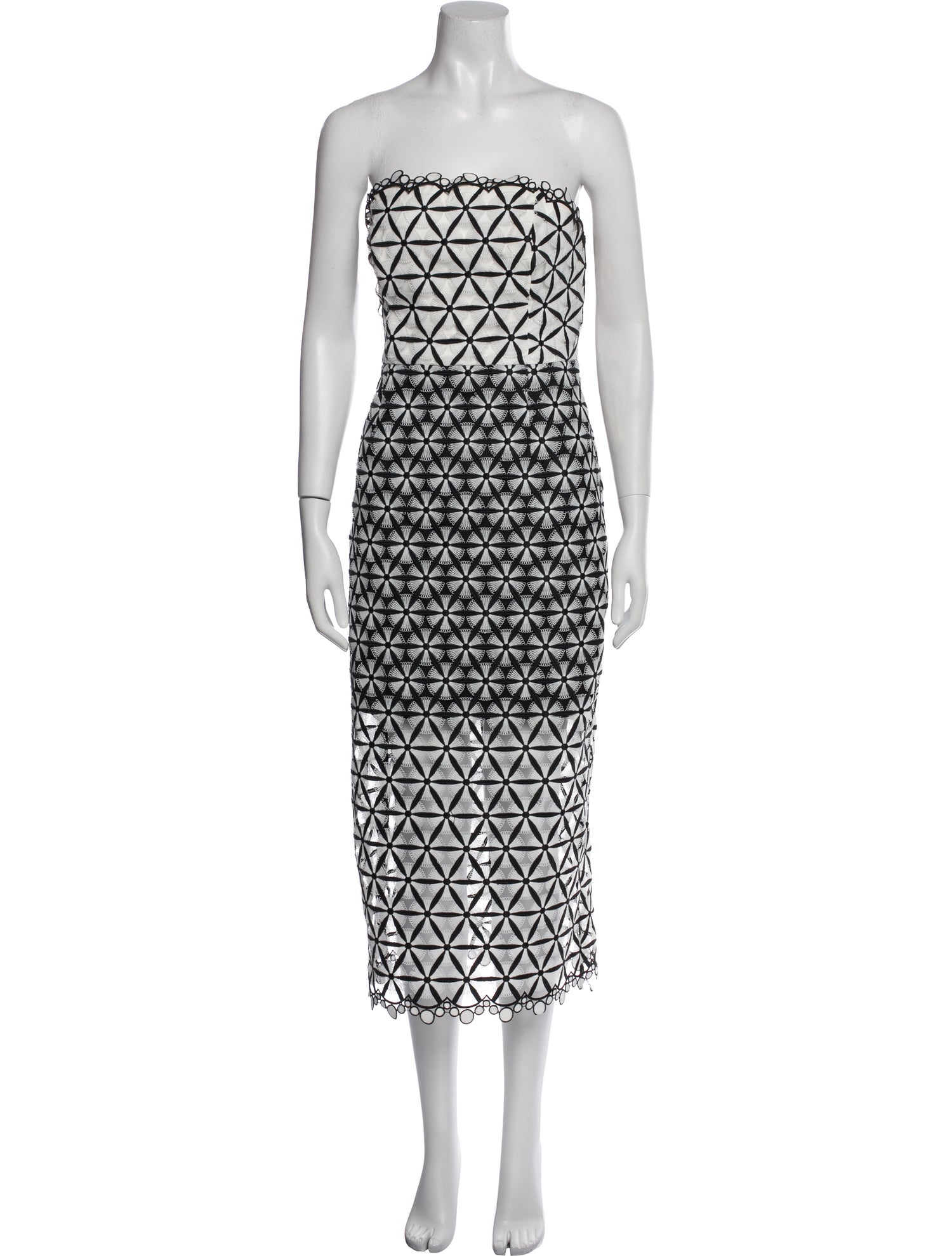Milly Printed Midi Length Dress