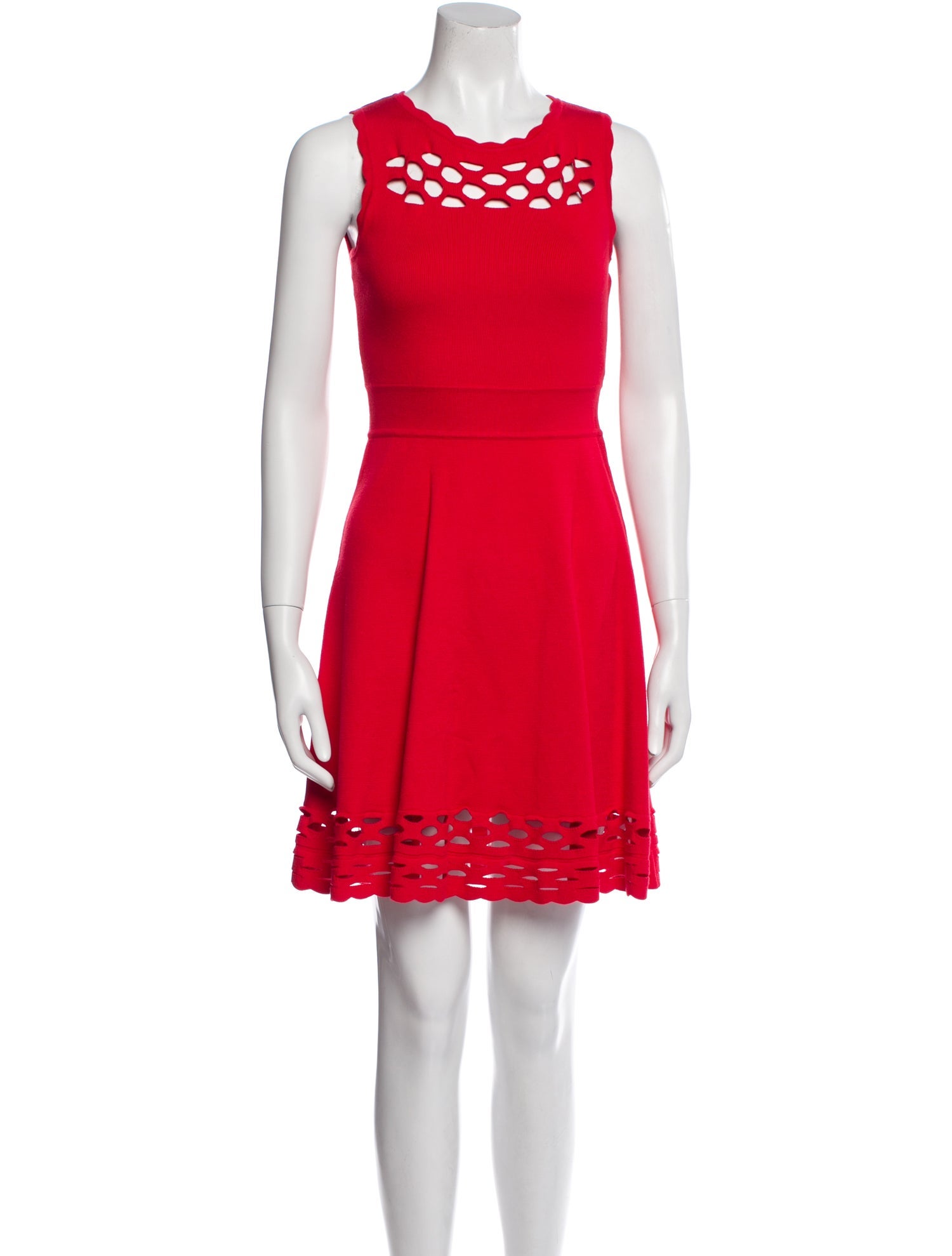 Milly Crew Neck Mini Dress