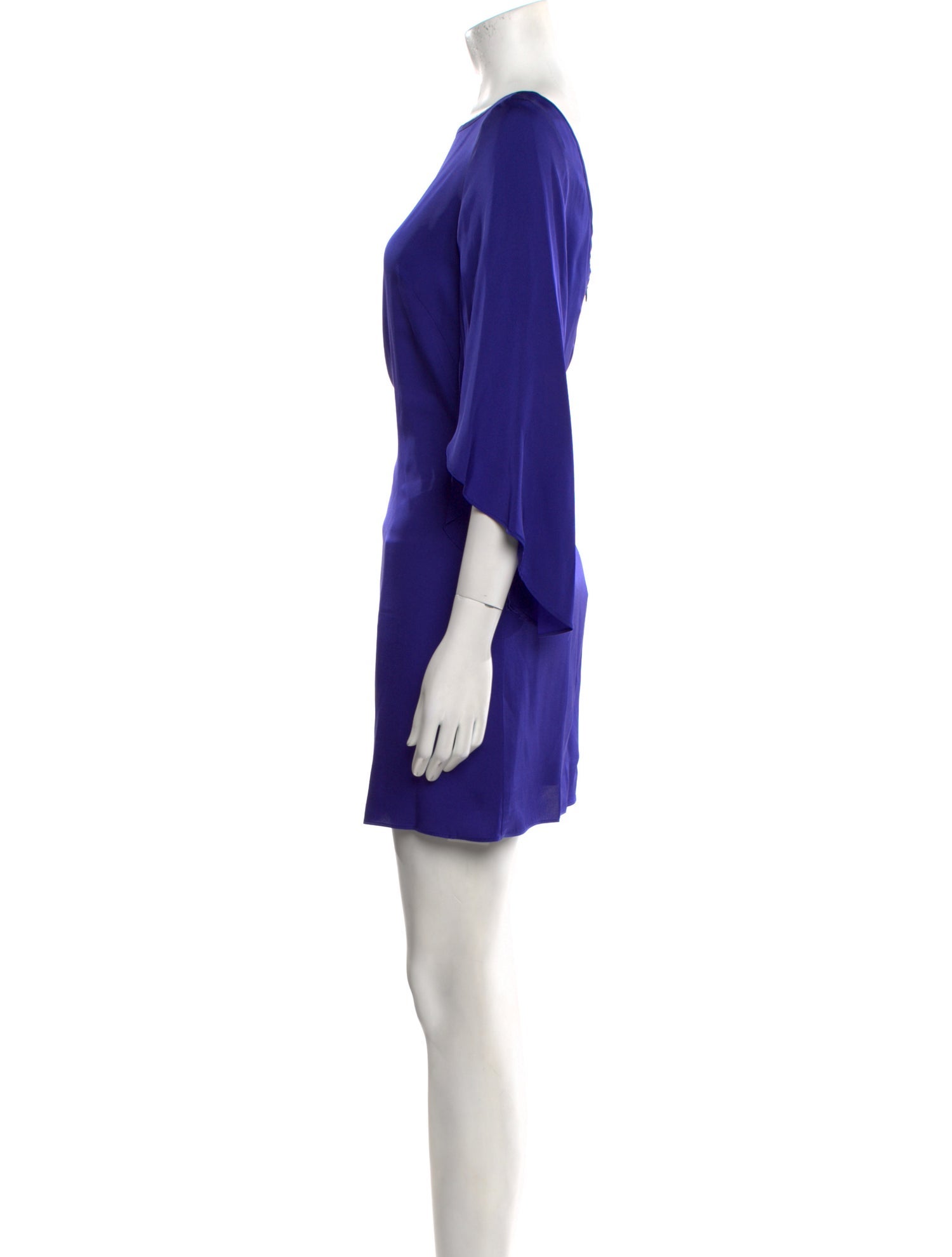 Milly Bateau Neckline Mini Dress