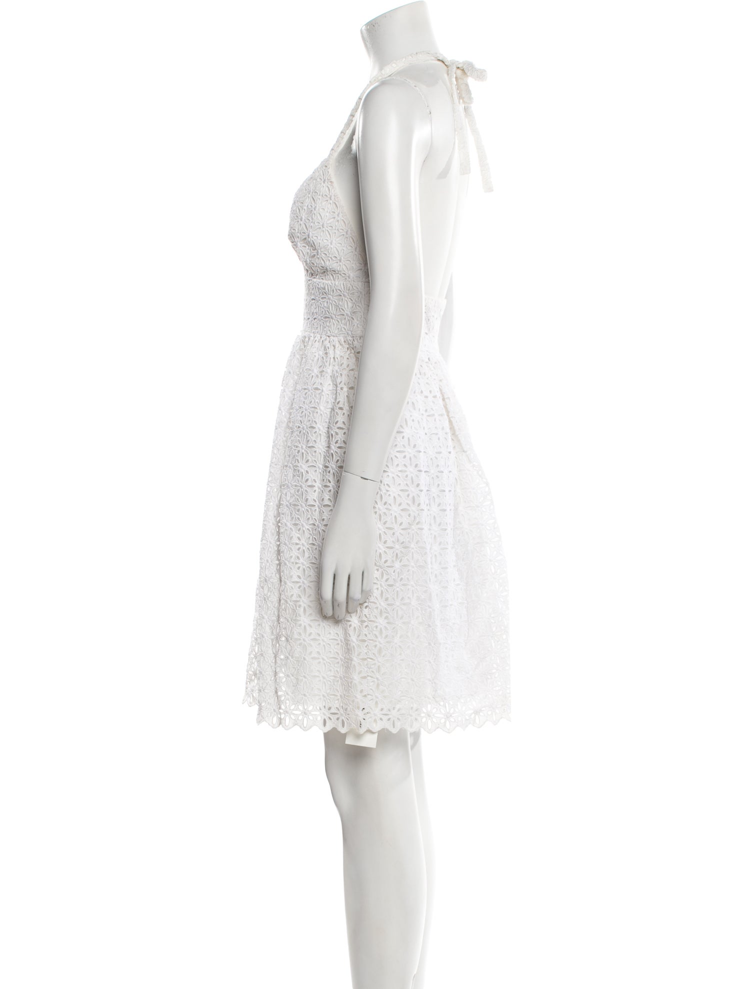 Milly V-Neck Mini Dress