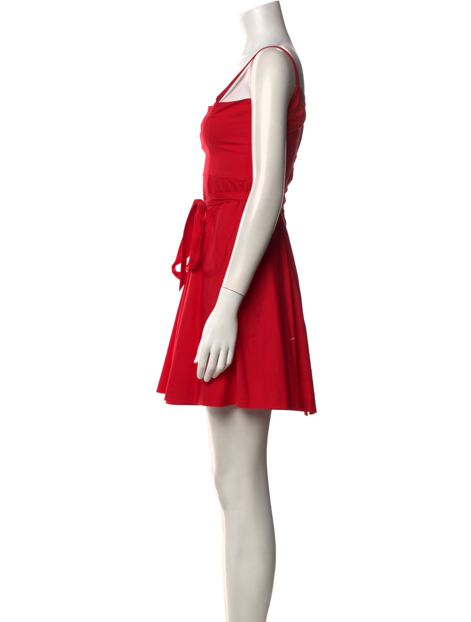 Milly Square Neckline Mini Dress