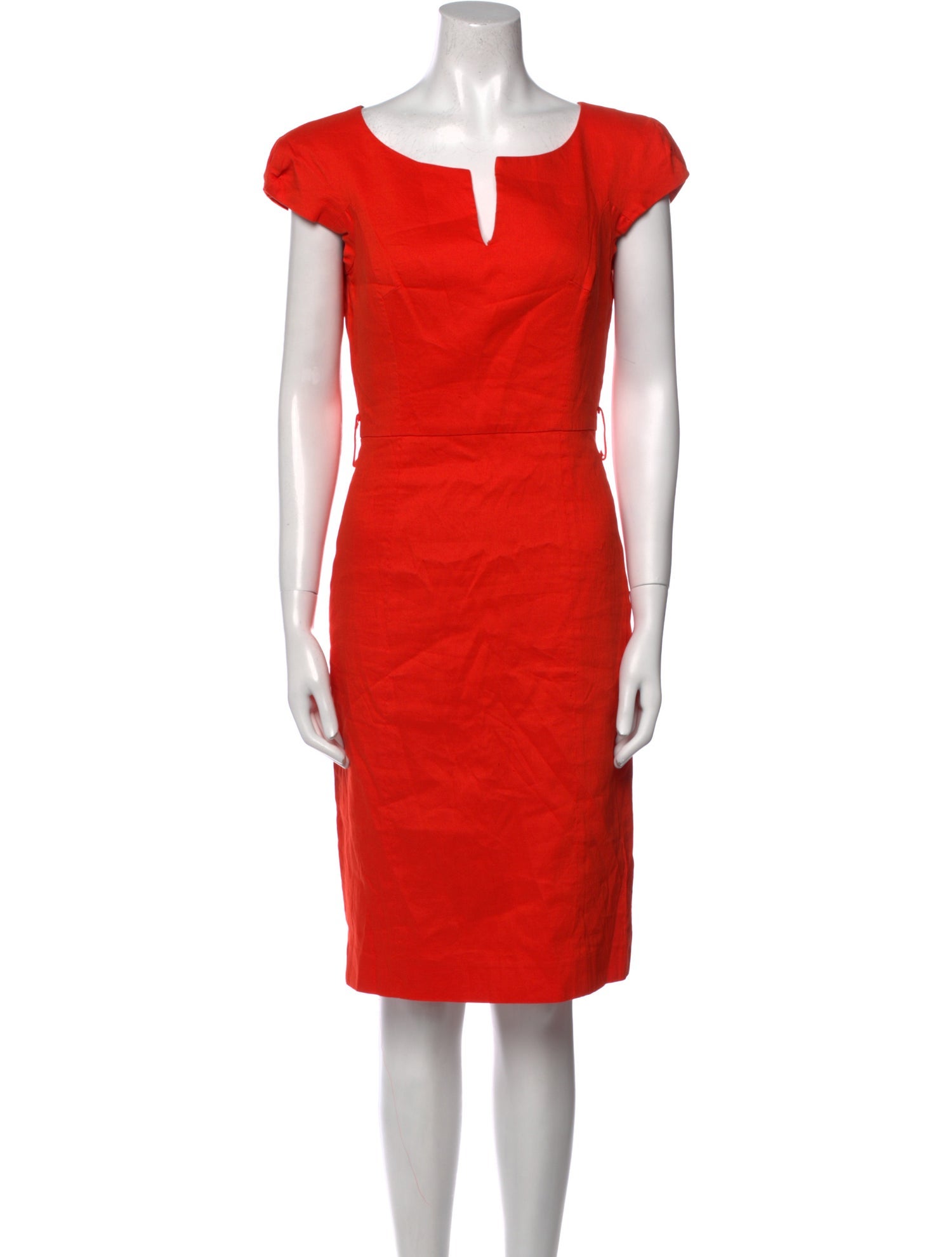 Milly Linen Knee-Length Dress