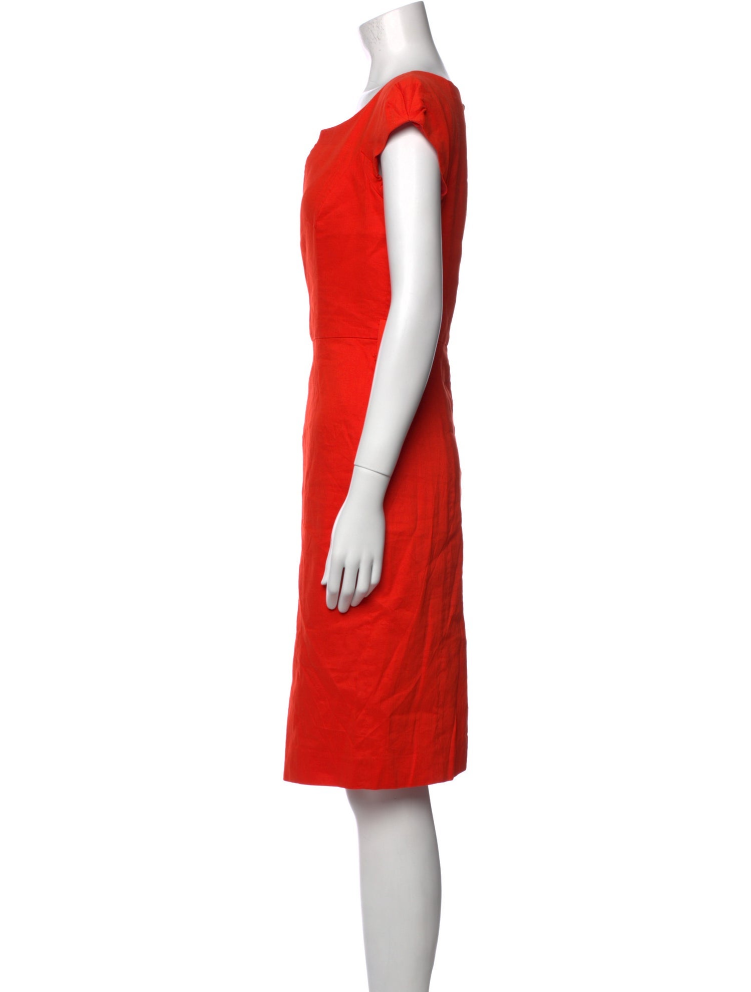 Milly Linen Knee-Length Dress