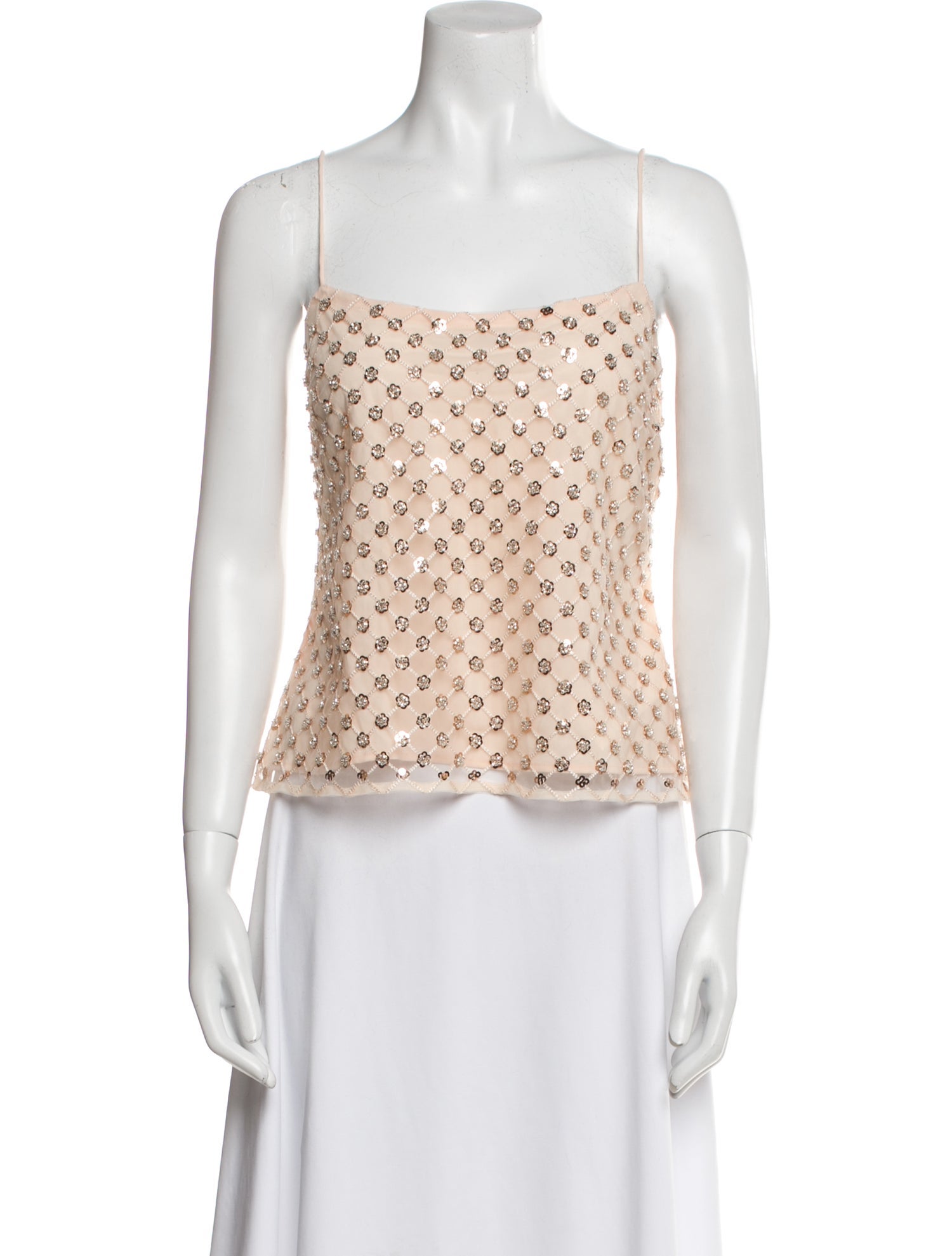 Milly Silk Printed Crop Top