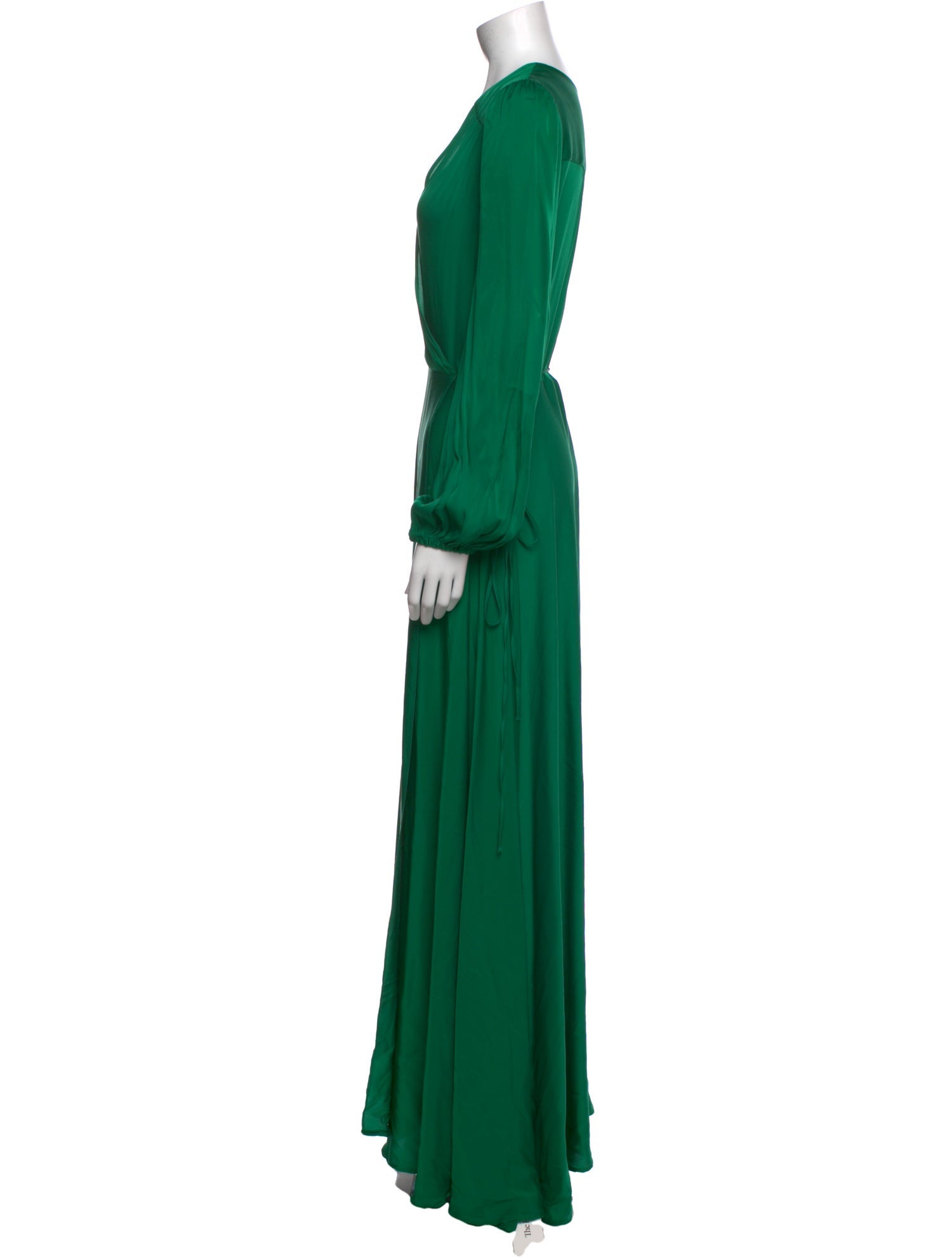 Milly V-Neck Long Dress