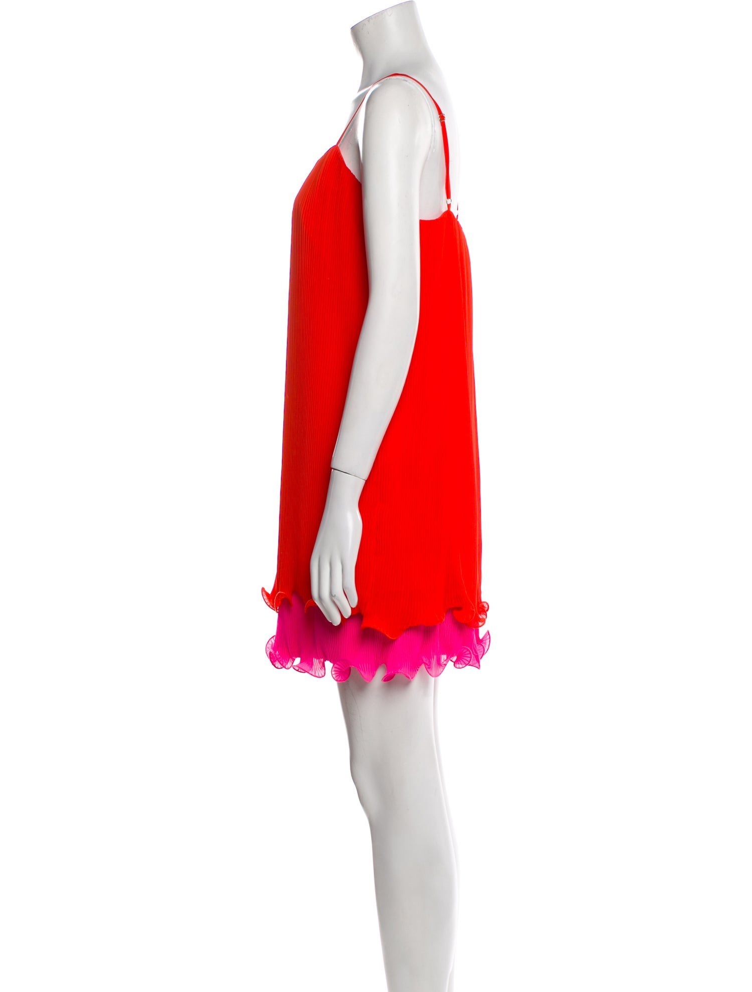 Milly Square Neckline Mini Dress