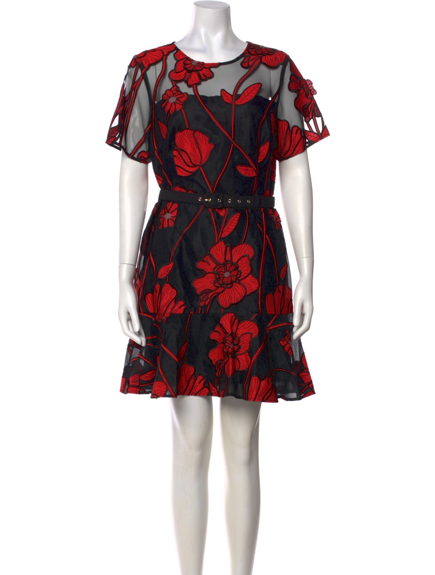 Milly Floral Print Mini Dress w/ Tags