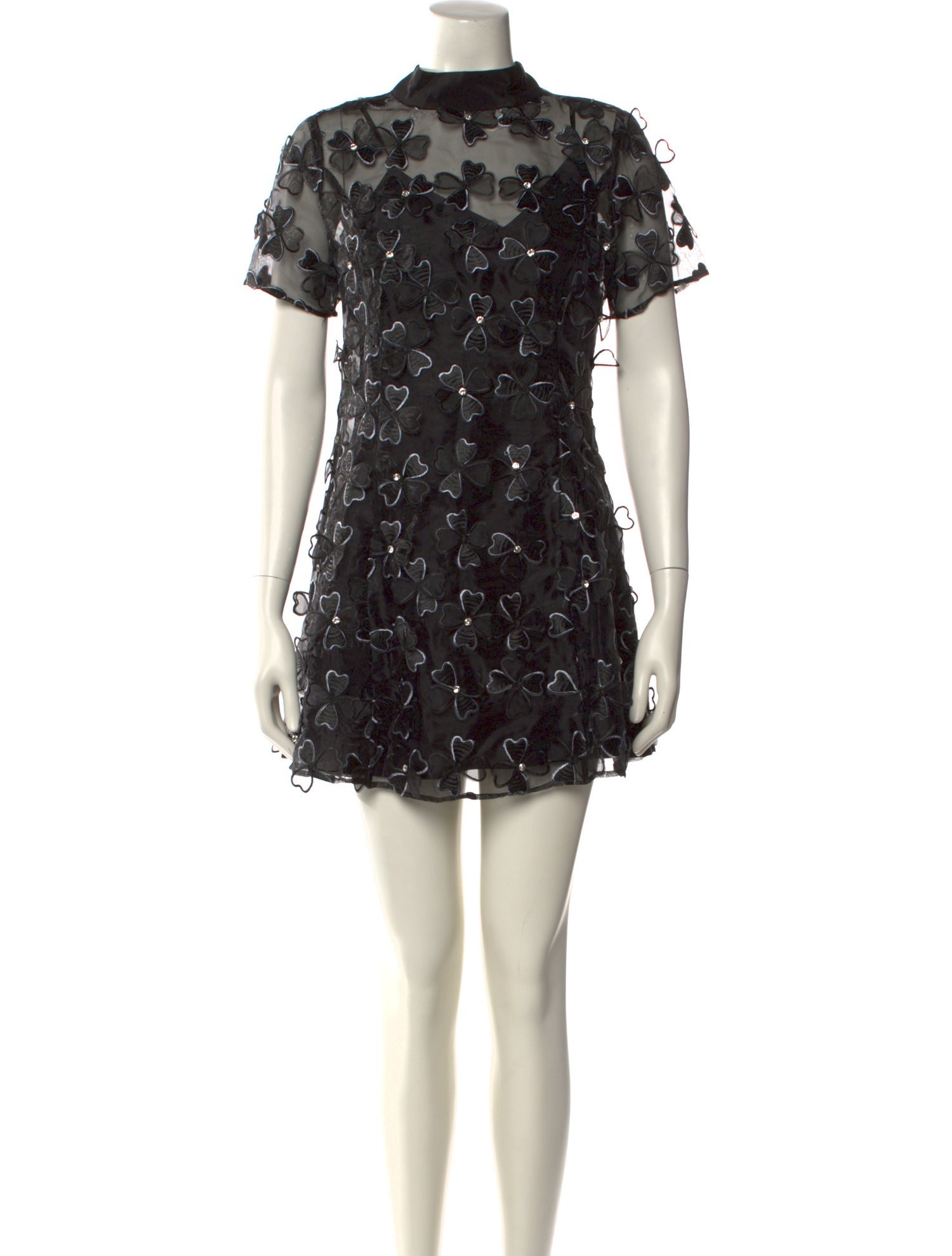 Milly Lace Pattern Mini Dress w/ Tags