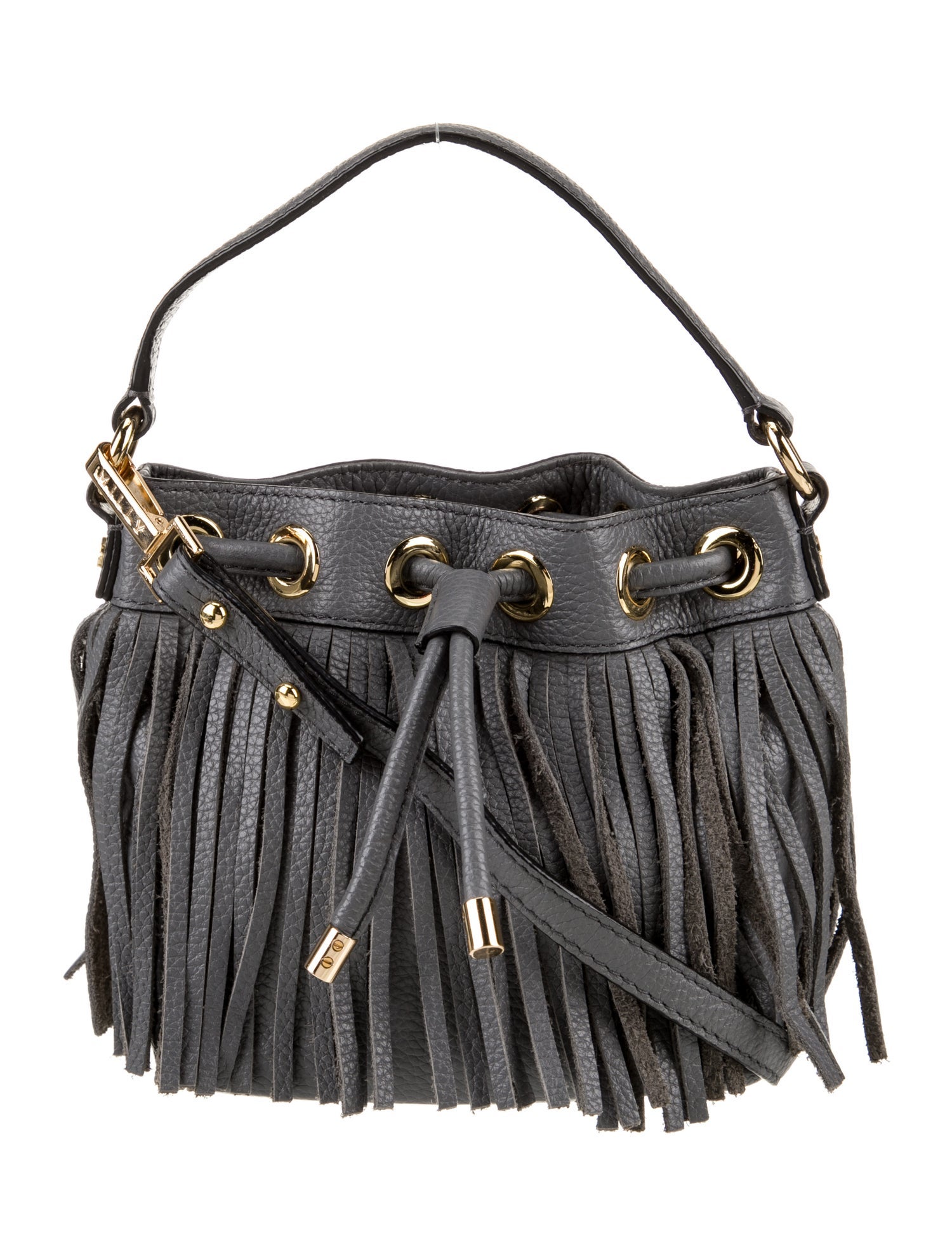 Milly Leather Top Handle Bag