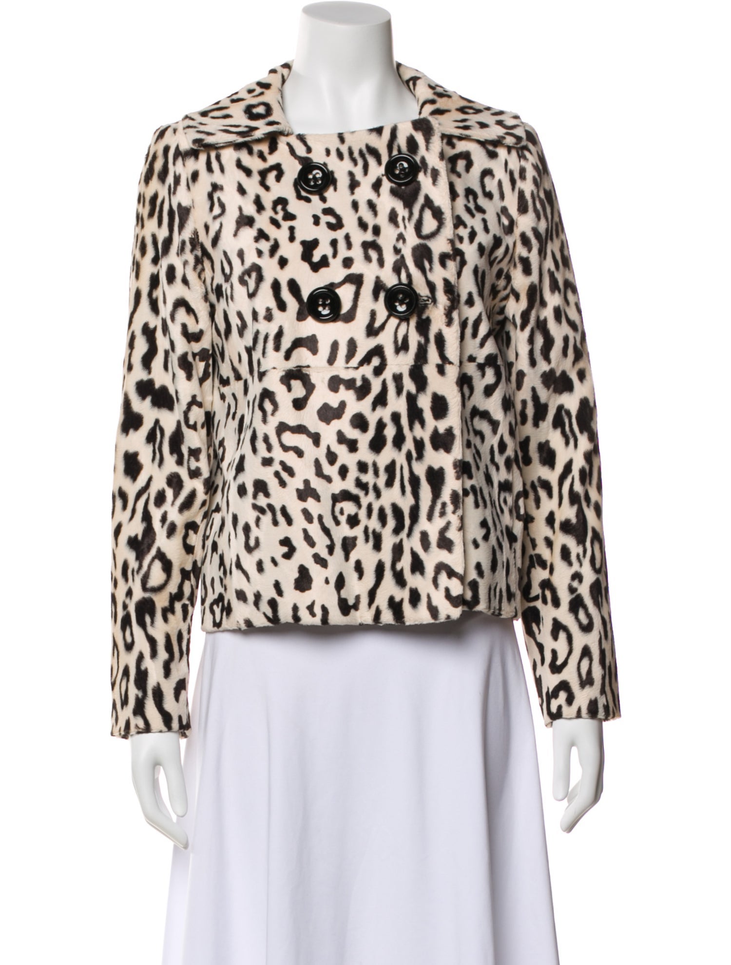 Milly Animal Print Evening Jacket