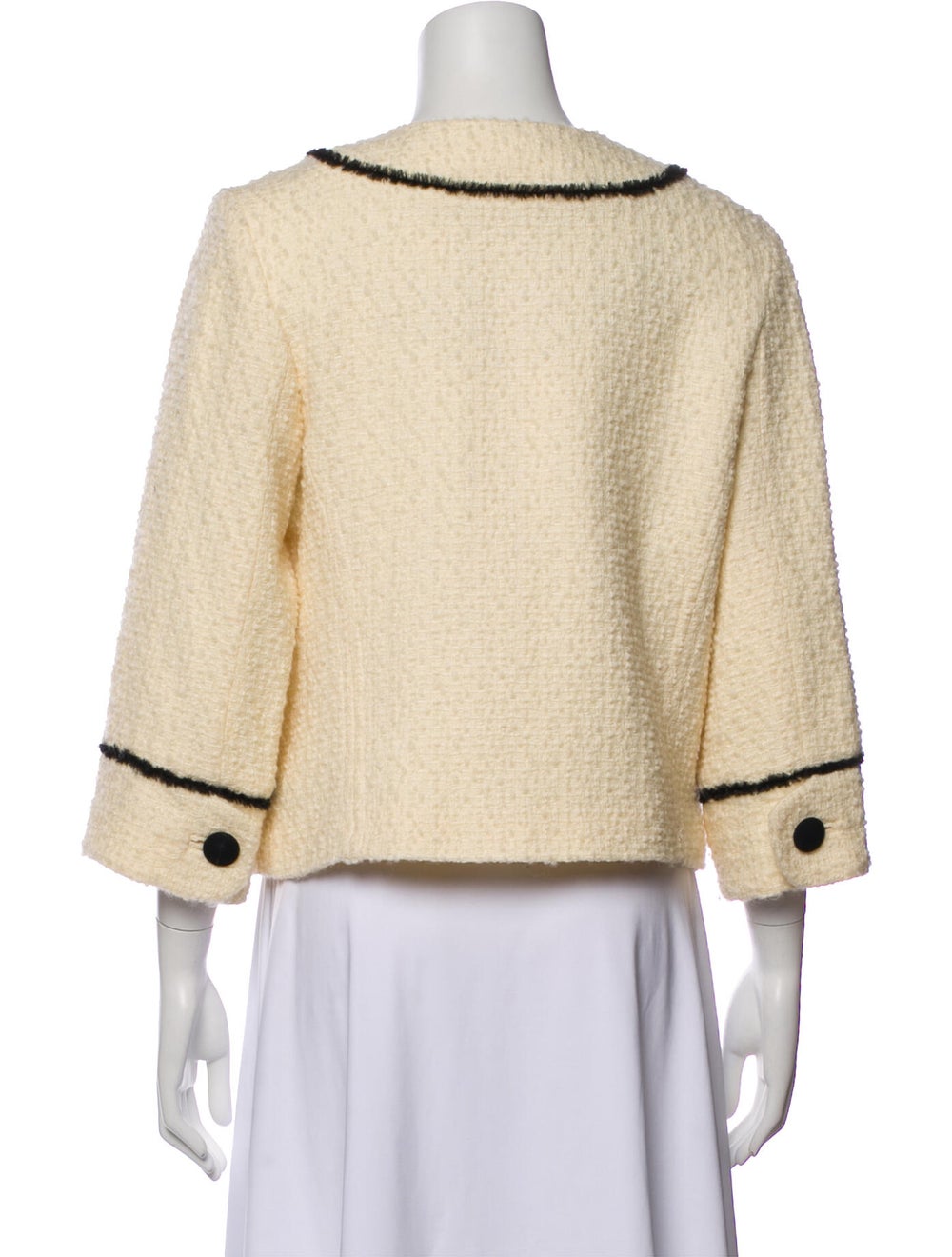 Milly Silk Tweed Pattern Jacket - image 3