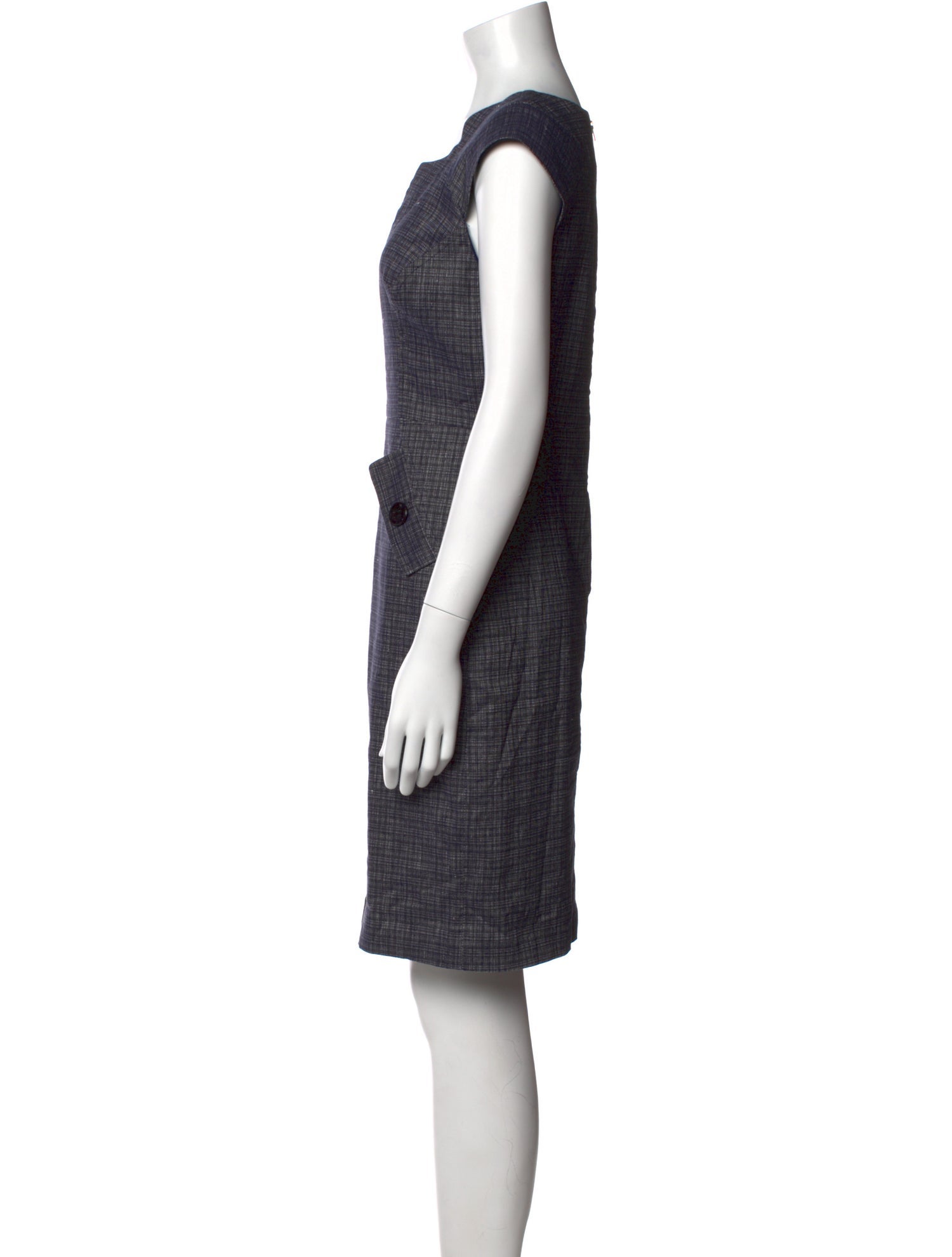 Milly Of New York Patterned Knee-Length Dress