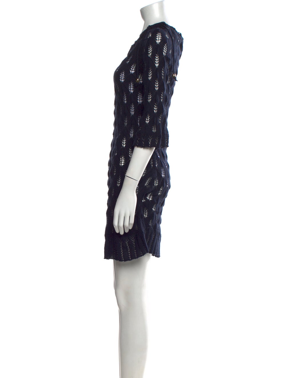 Milly Patterned Mini Dress View 2