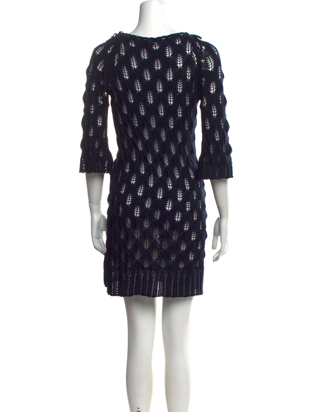 Milly Patterned Mini Dress View 3