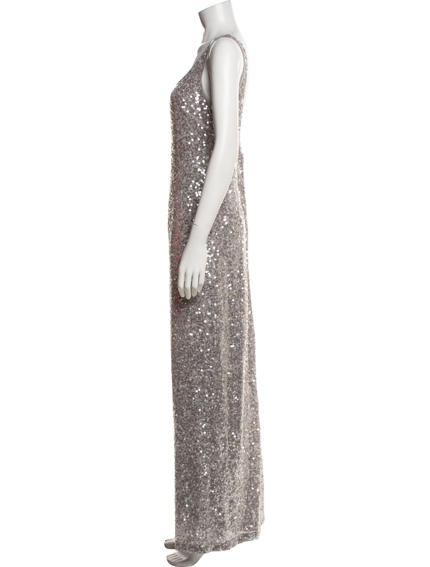 Milly Scoop Neck Long Dress w/ Tags