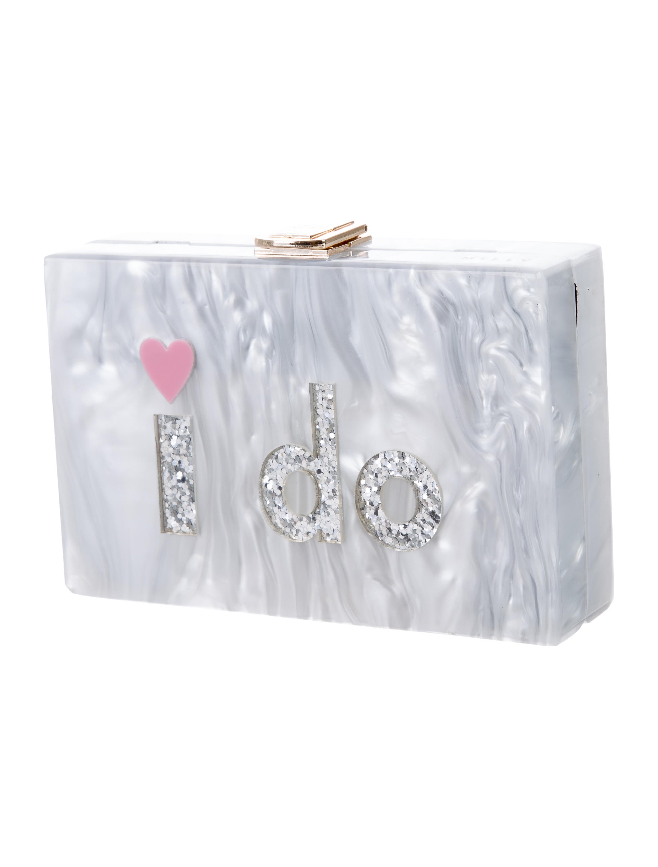 Milly I Do Embellished Clutch Handbags Wm622719 The Realreal I Do Embellished Clutch