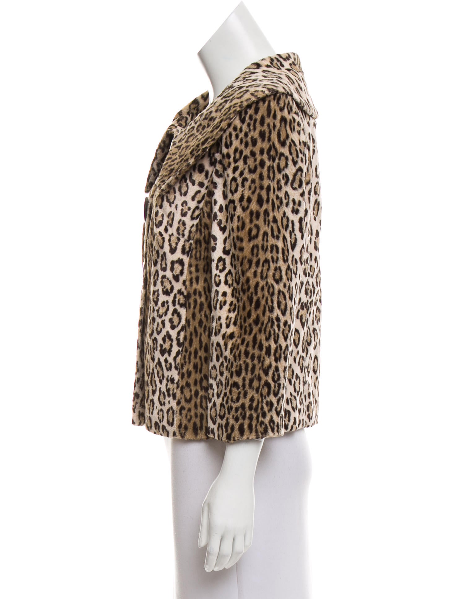 milly leopard jacket