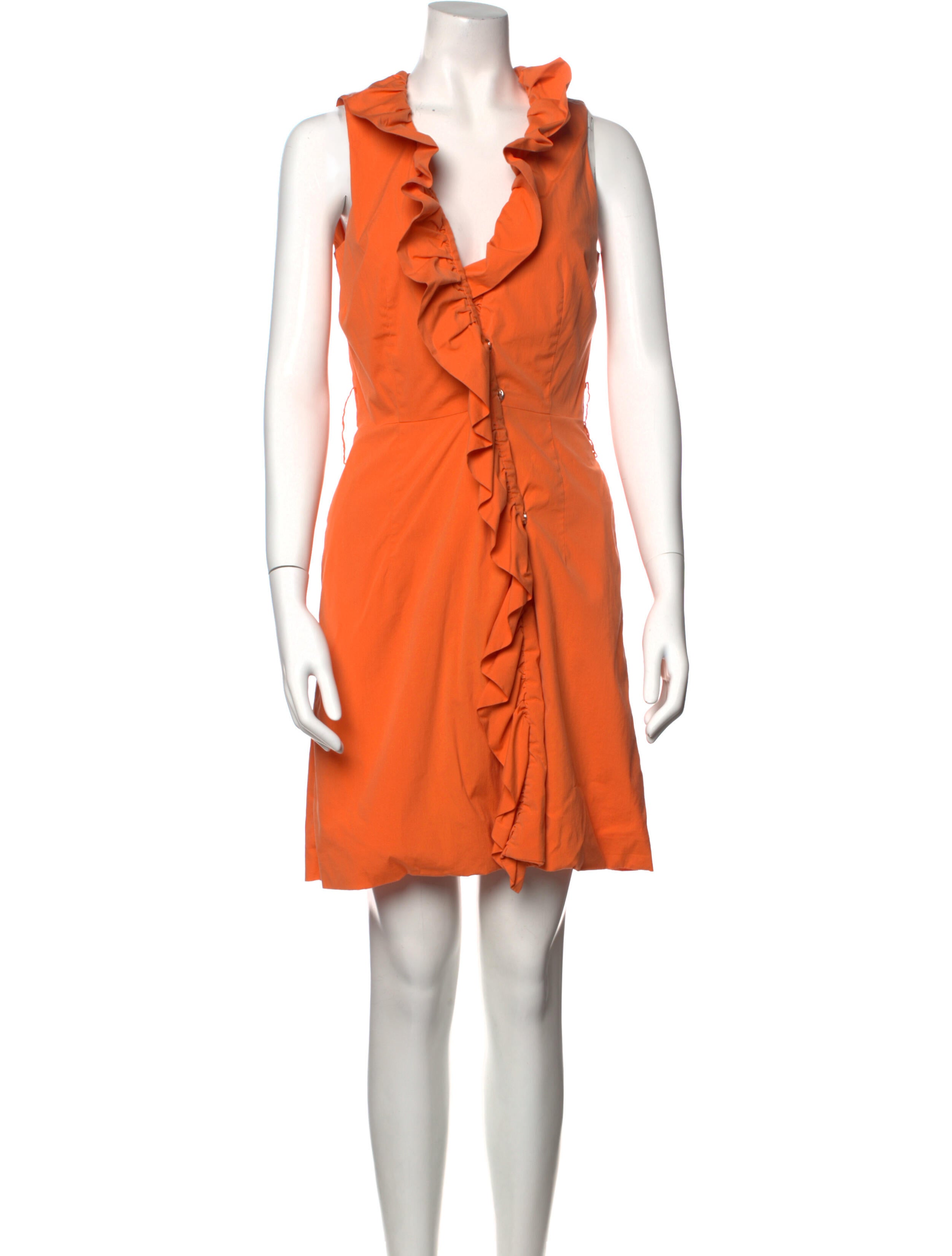 open lace back dress Kaela Knit Midi Dress in Orange Multi