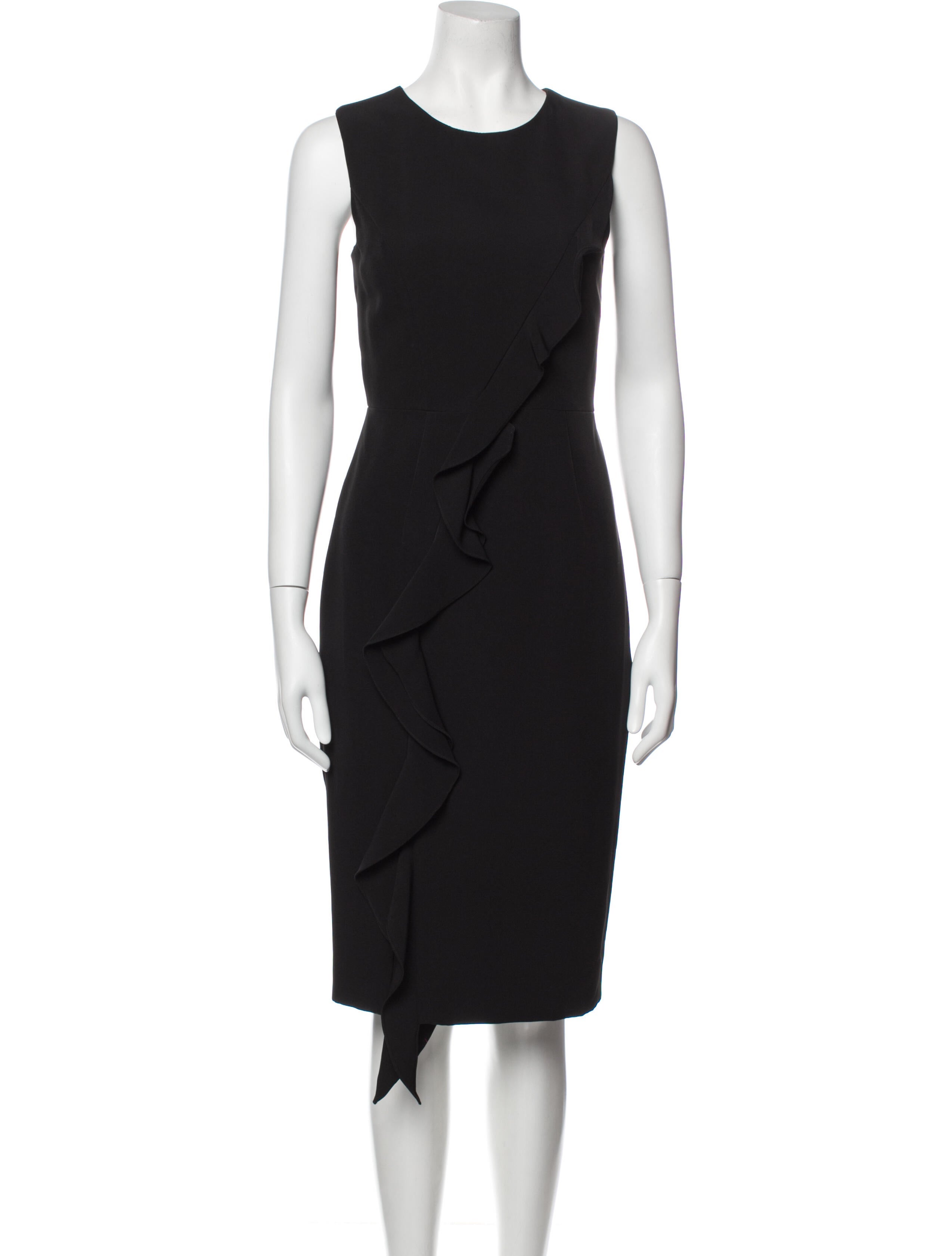 Milly Crew Neck Midi Length Dress