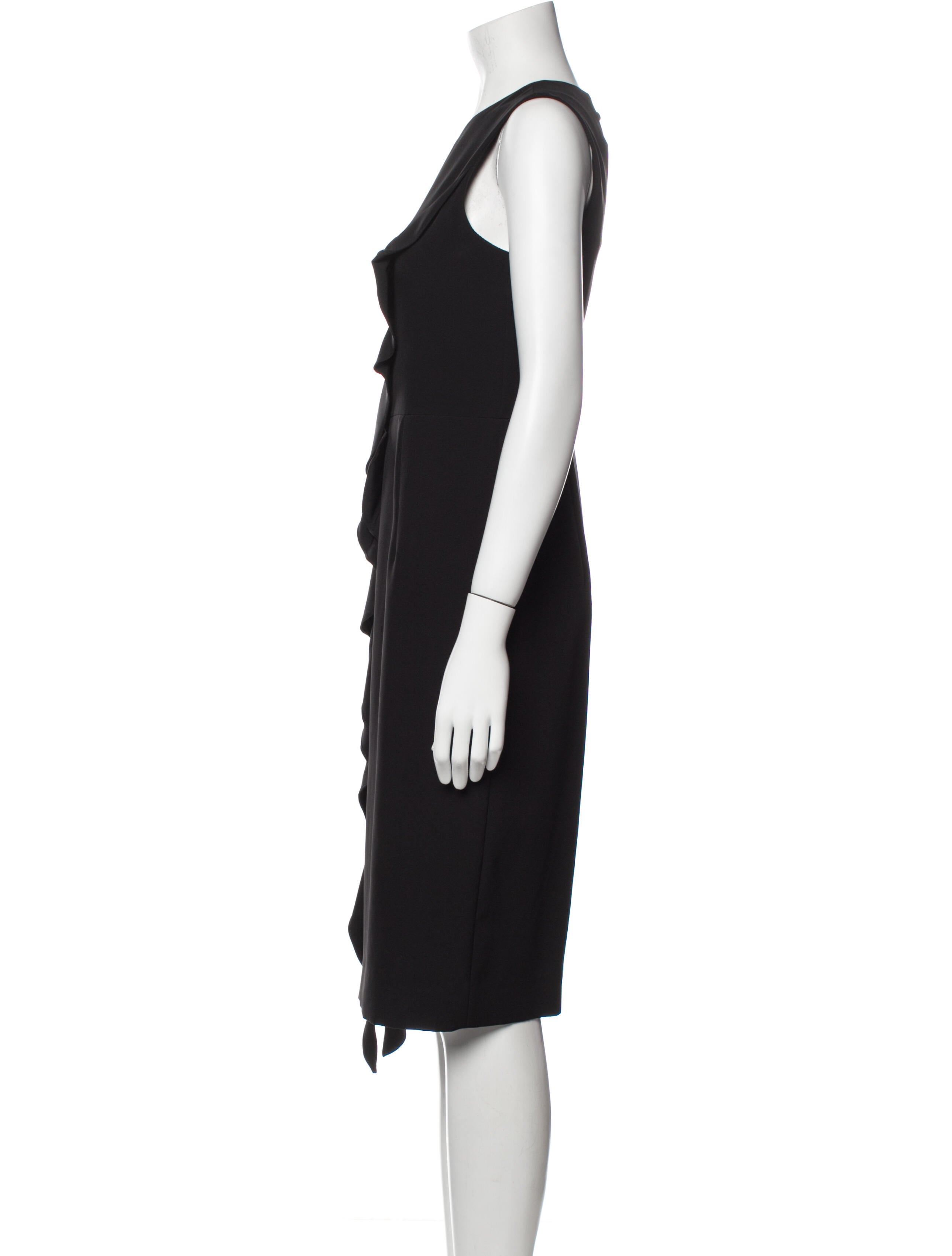 Milly Crew Neck Midi Length Dress