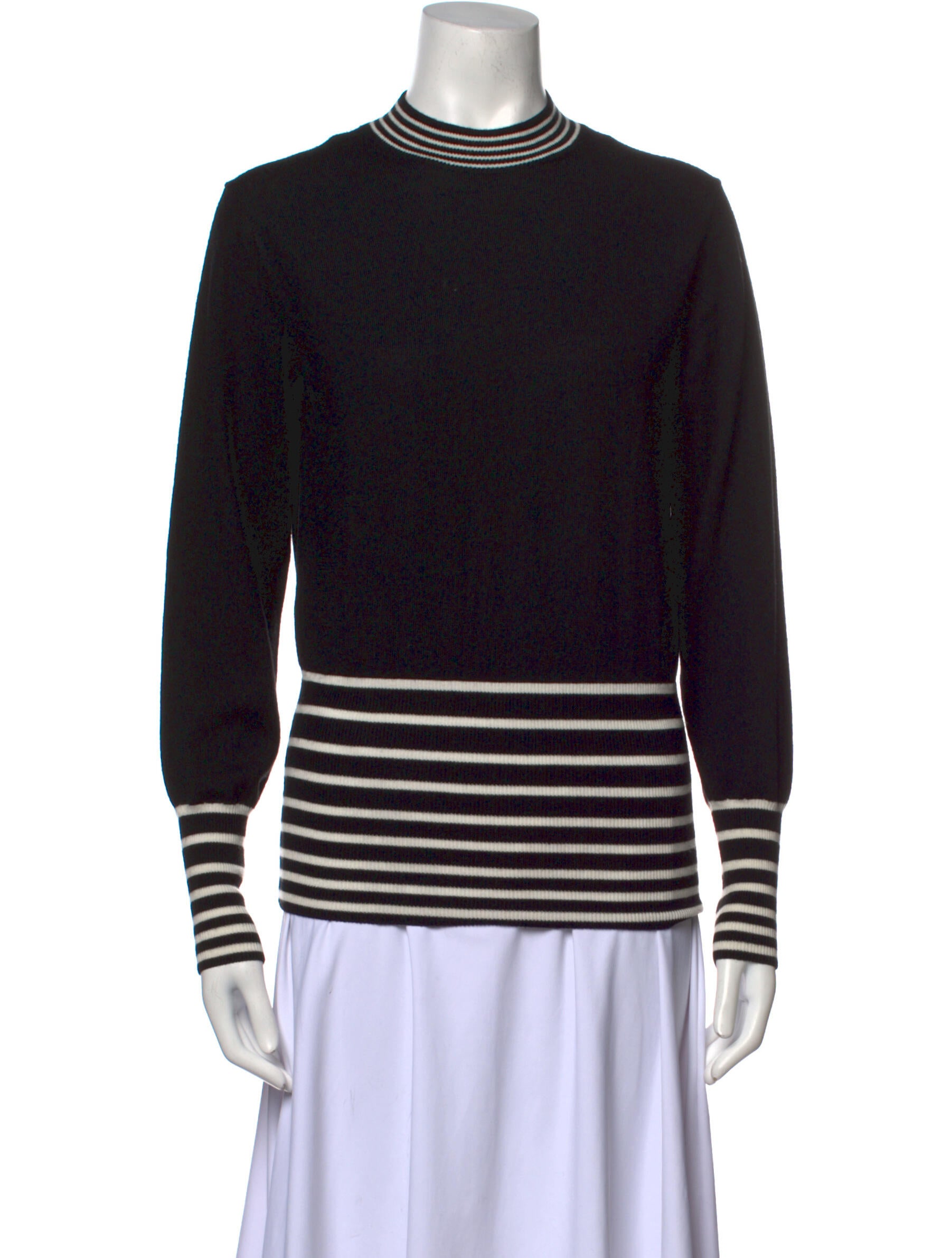Milos Cashmere Linen Full-Zip Sweater | Silver Stripe