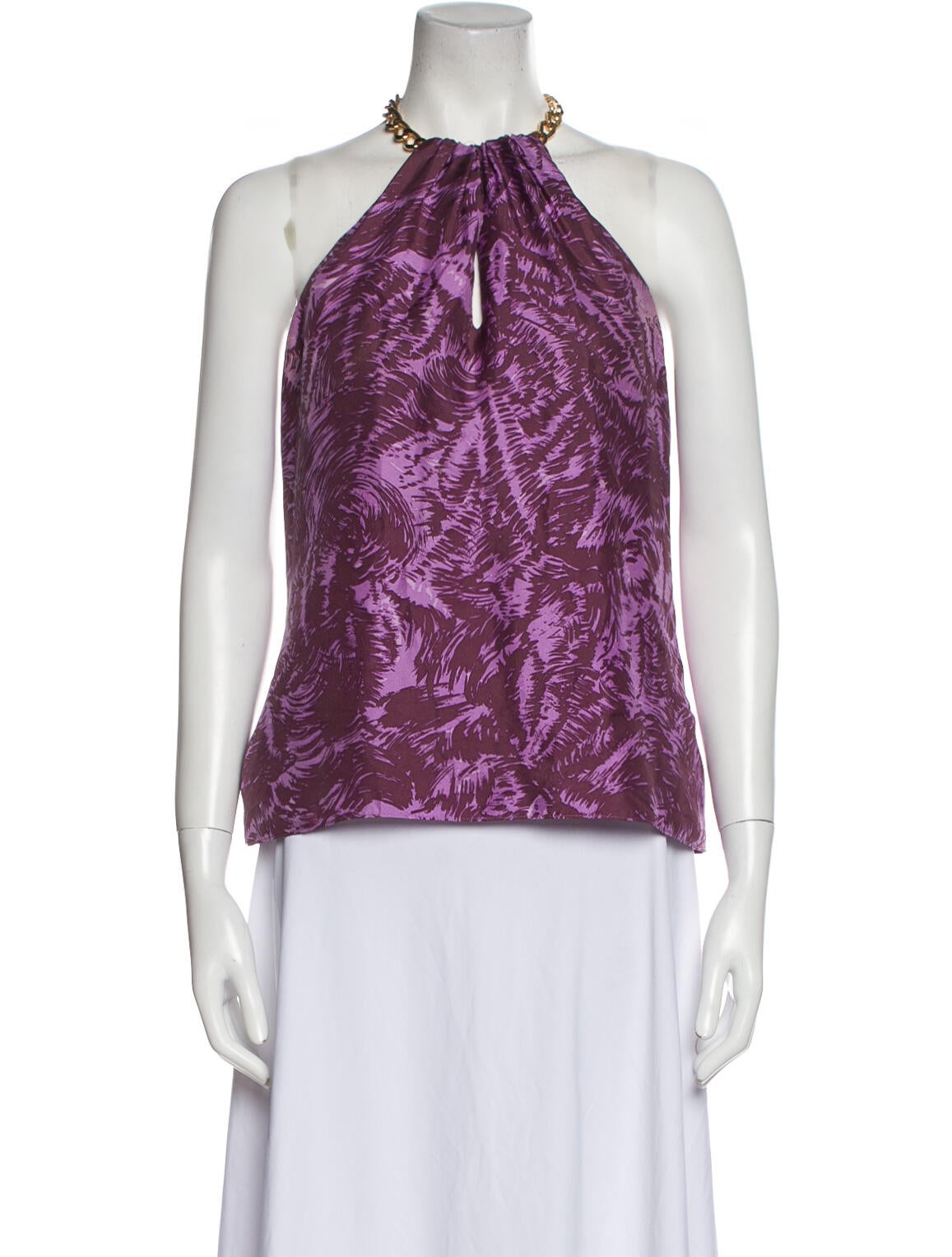 Milly Silk Printed Top