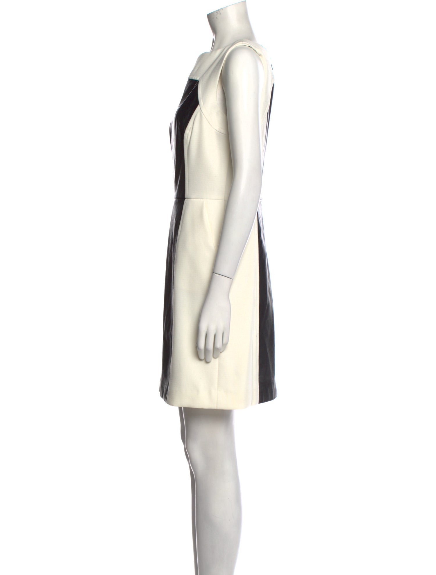 Milly Bateau Neckline Mini Dress