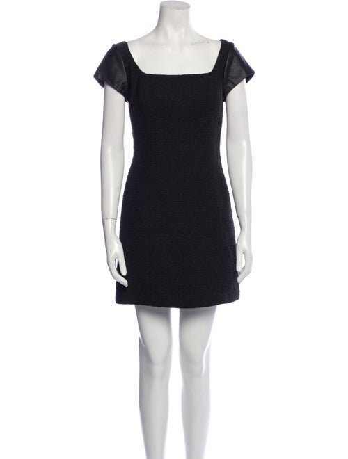 Milly Lamb Leather Mini Dress