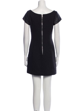 Milly Lamb Leather Mini Dress