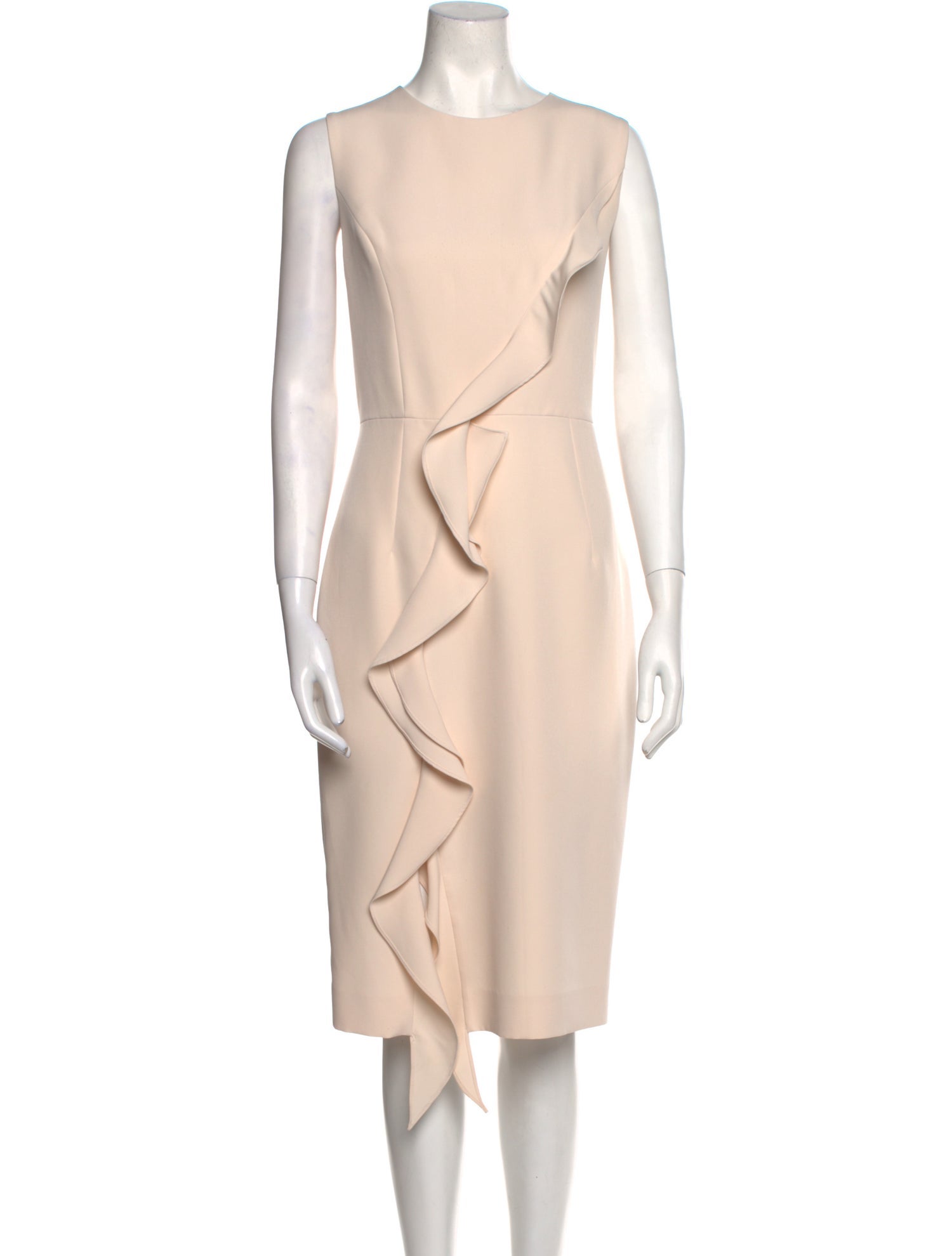 Milly Crew Neck Midi Length Dress