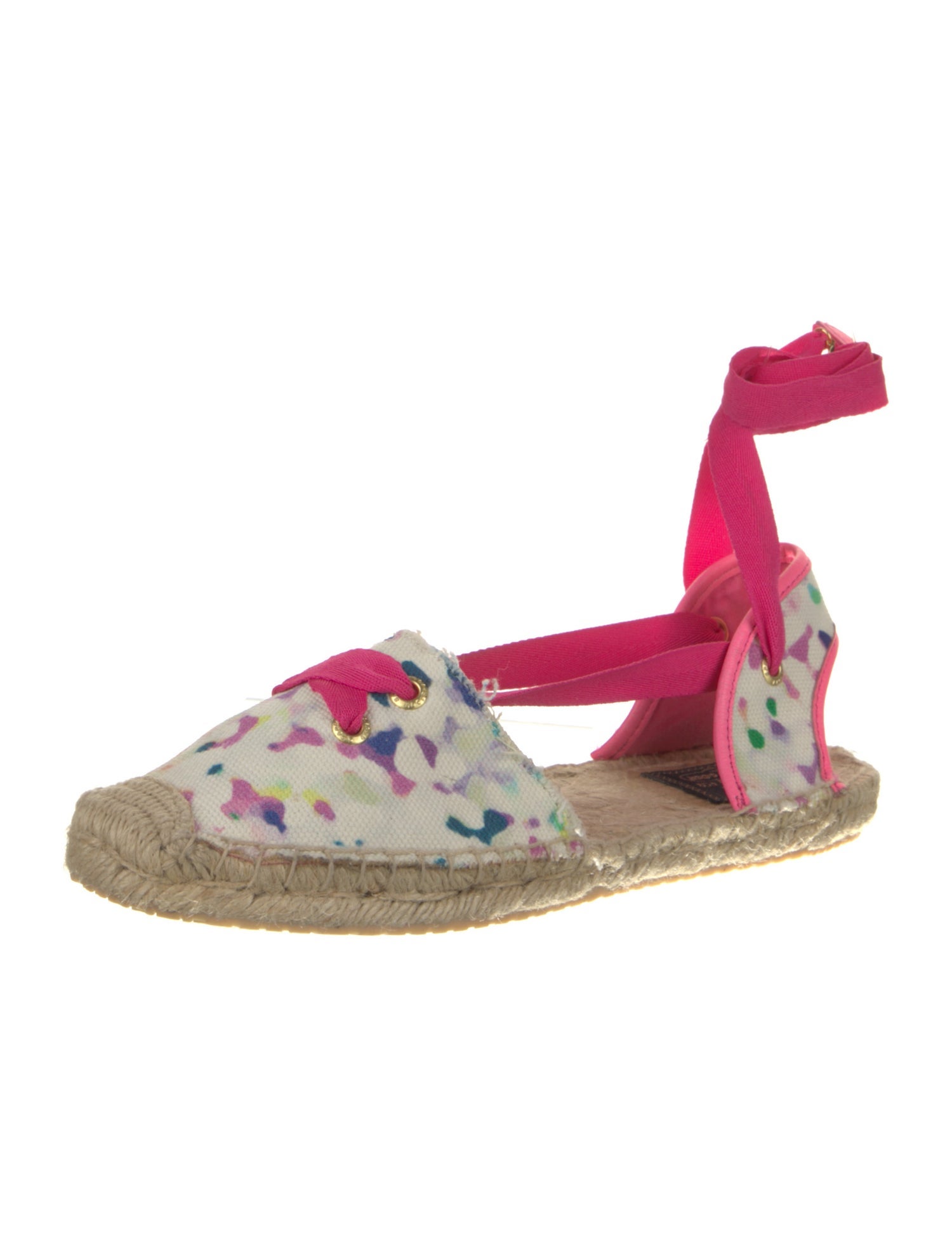 Milly Canvas Printed Espadrilles