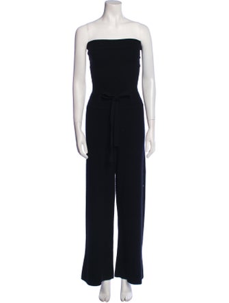 Milly Merino Wool Strapless Jumpsuit