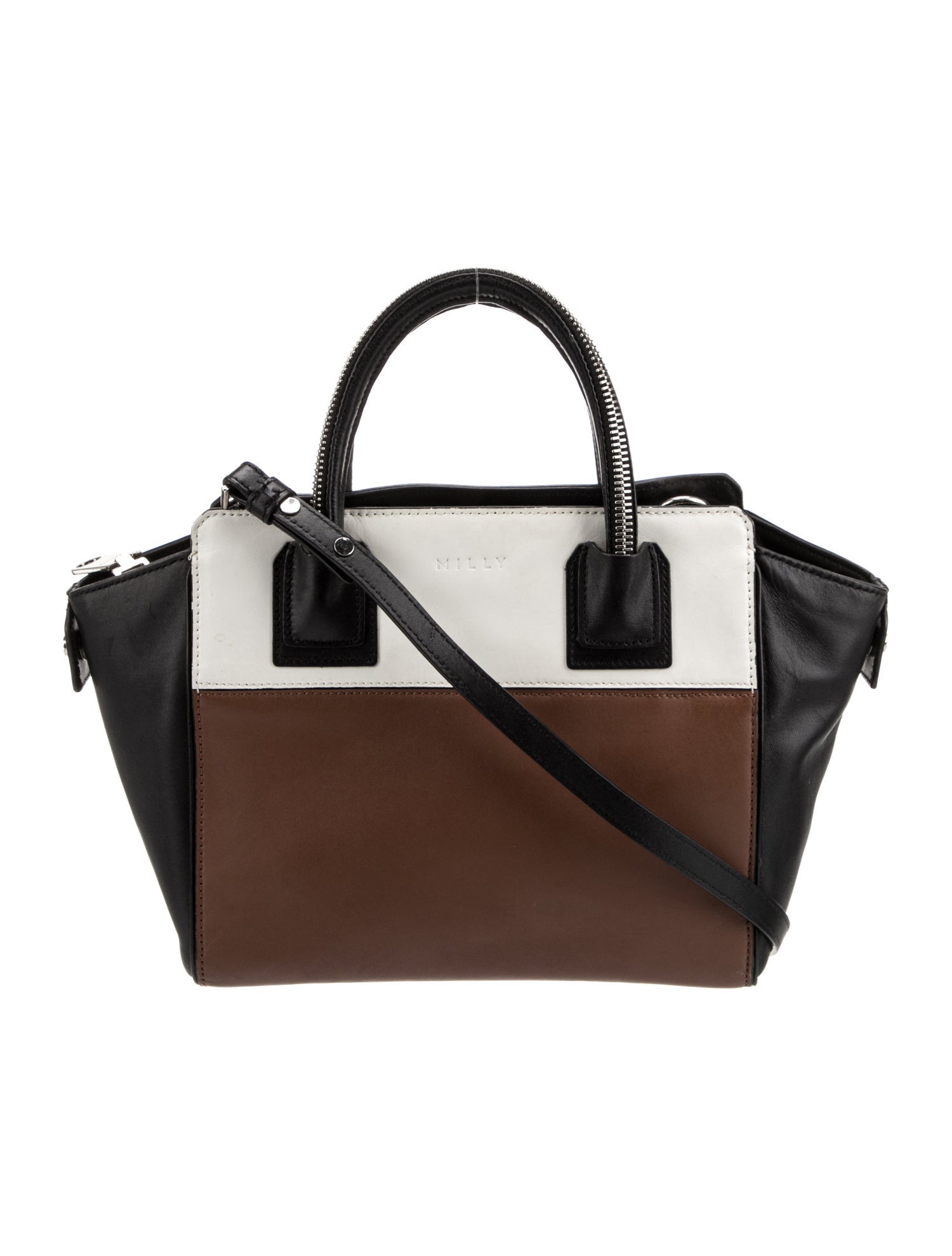 Milly Leather Shoulder Bag