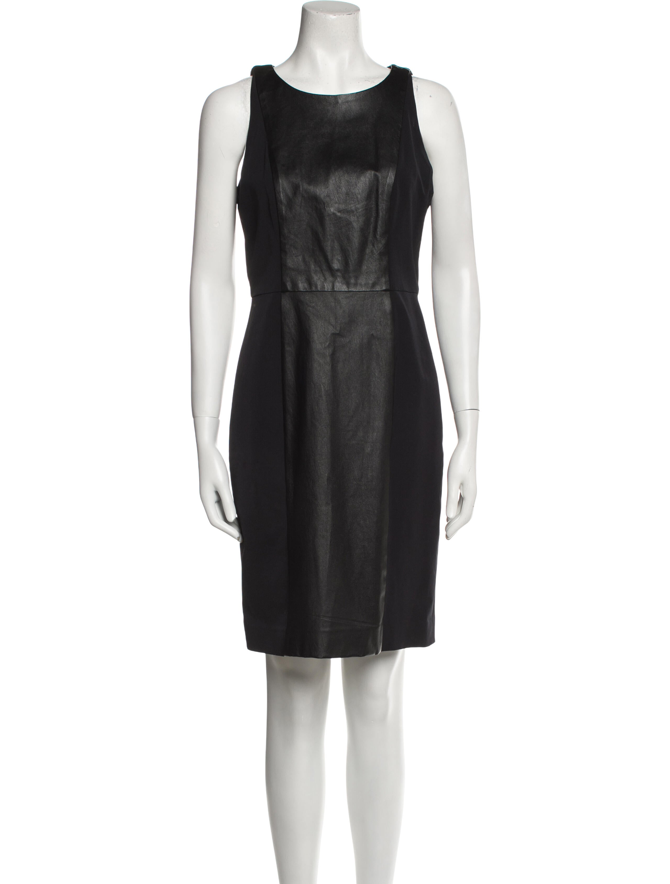 Milly Lamb Leather Mini Dress