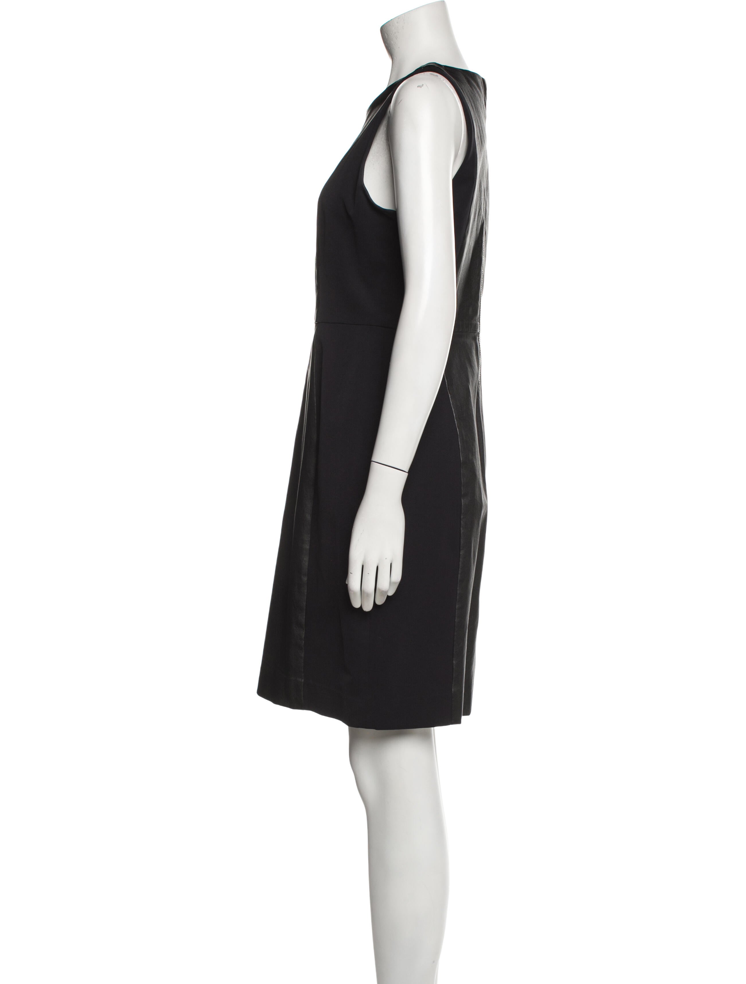 Milly Lamb Leather Mini Dress