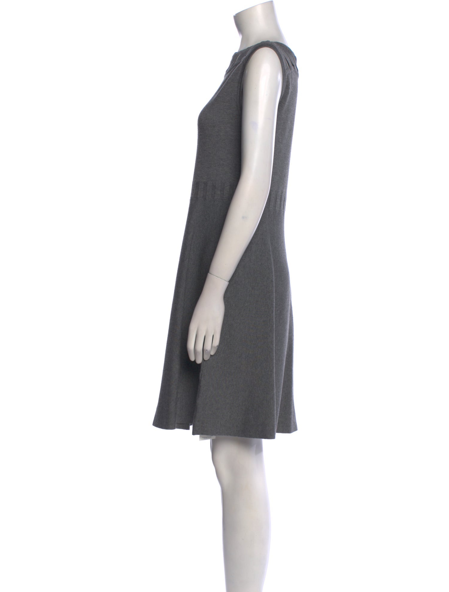 Milly Bateau Neckline Mini Dress