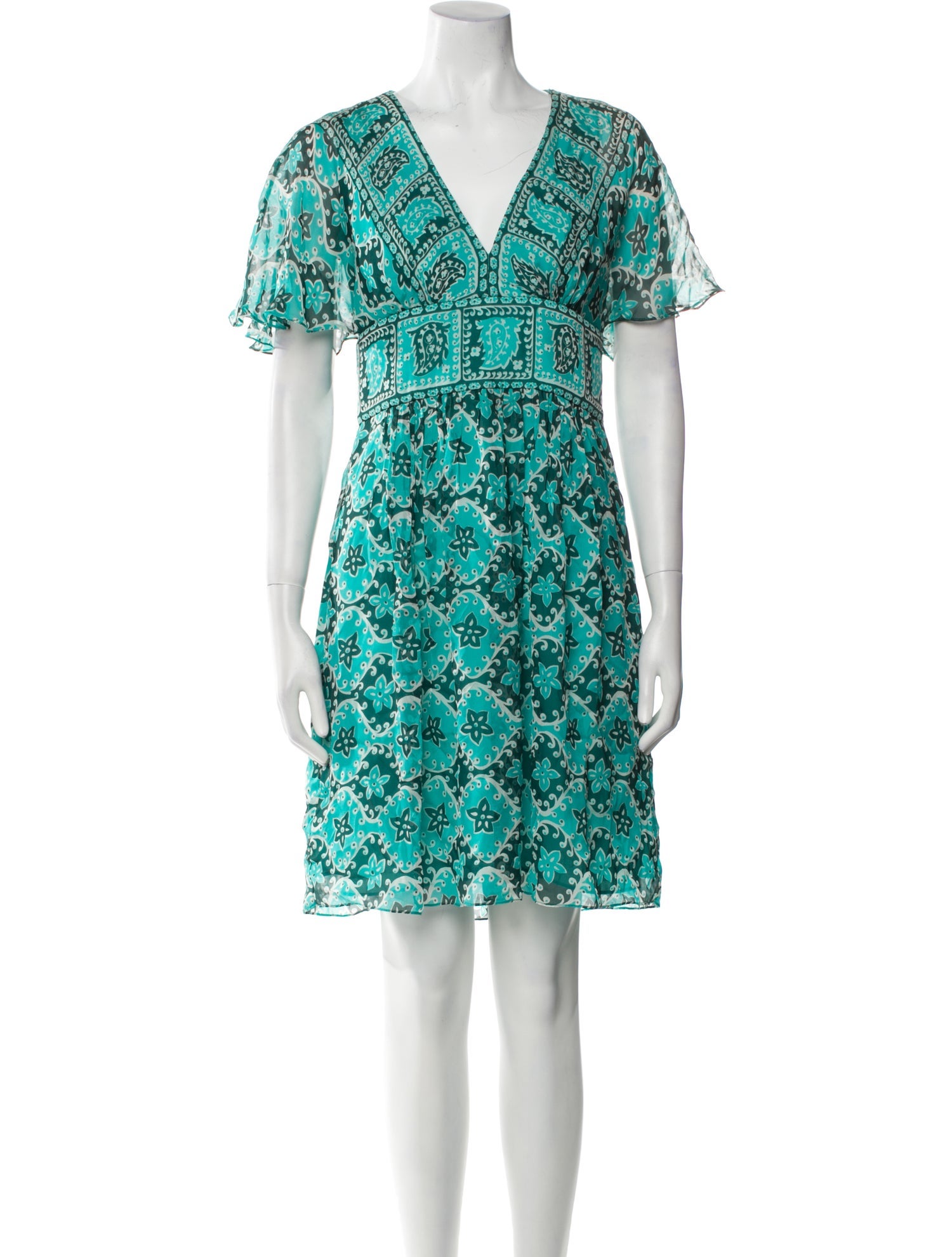 Milly Silk Knee-Length Dress