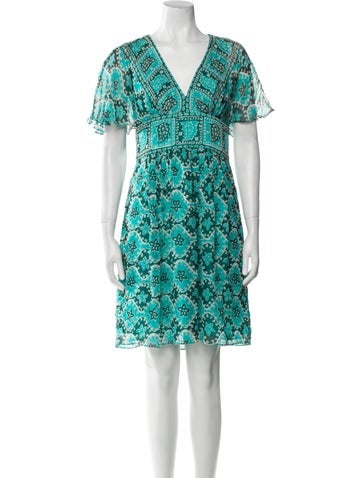 Milly Dresses Silk Knee-Length Dress M