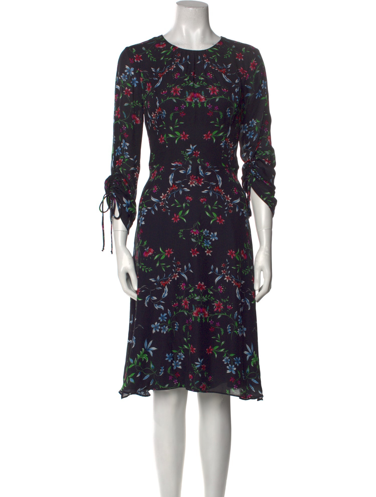 Milly Silk Knee-Length Dress