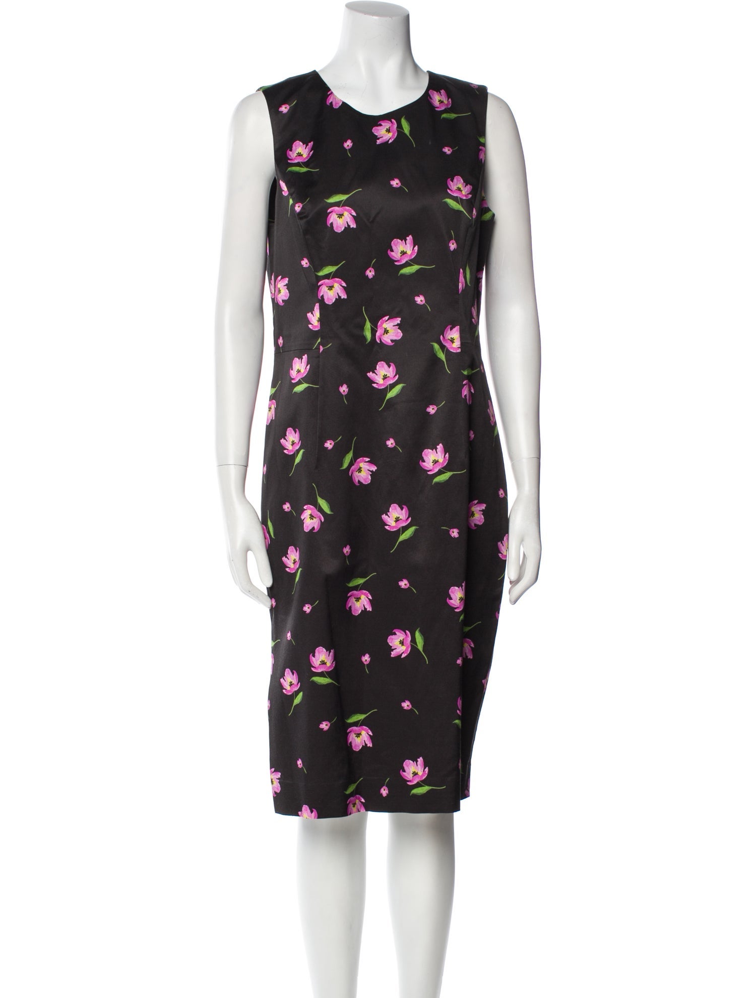 Milly Crew Neck Midi Length Dress