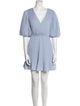 Milly V-Neck Mini Dress