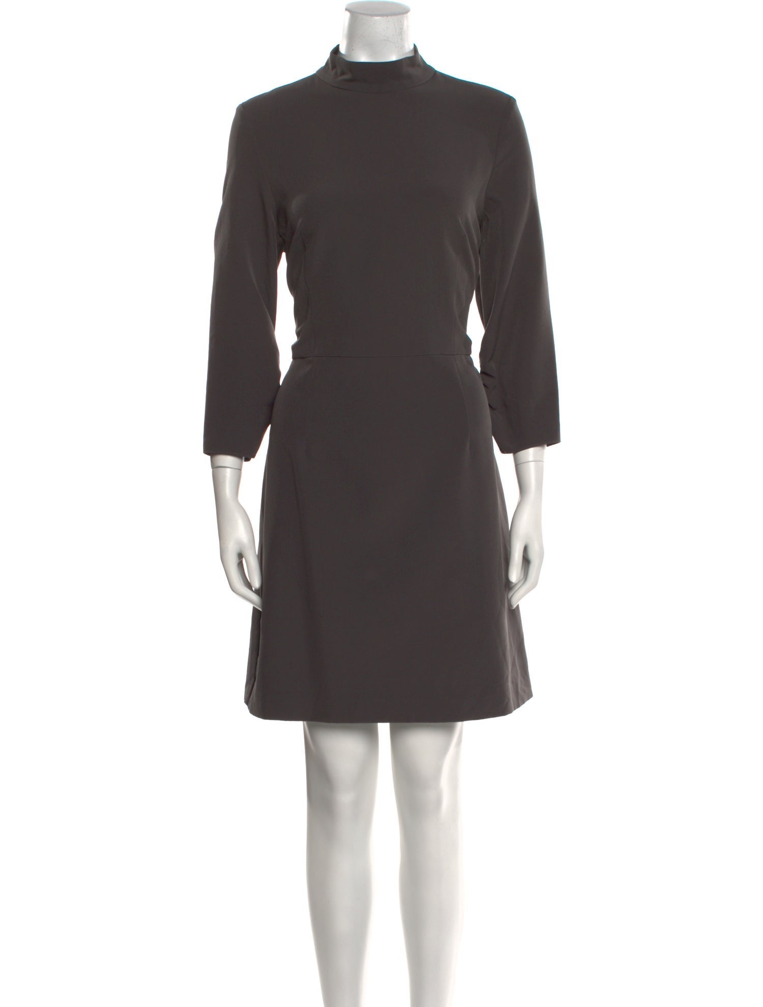 Milly Mock Neck Mini Dress